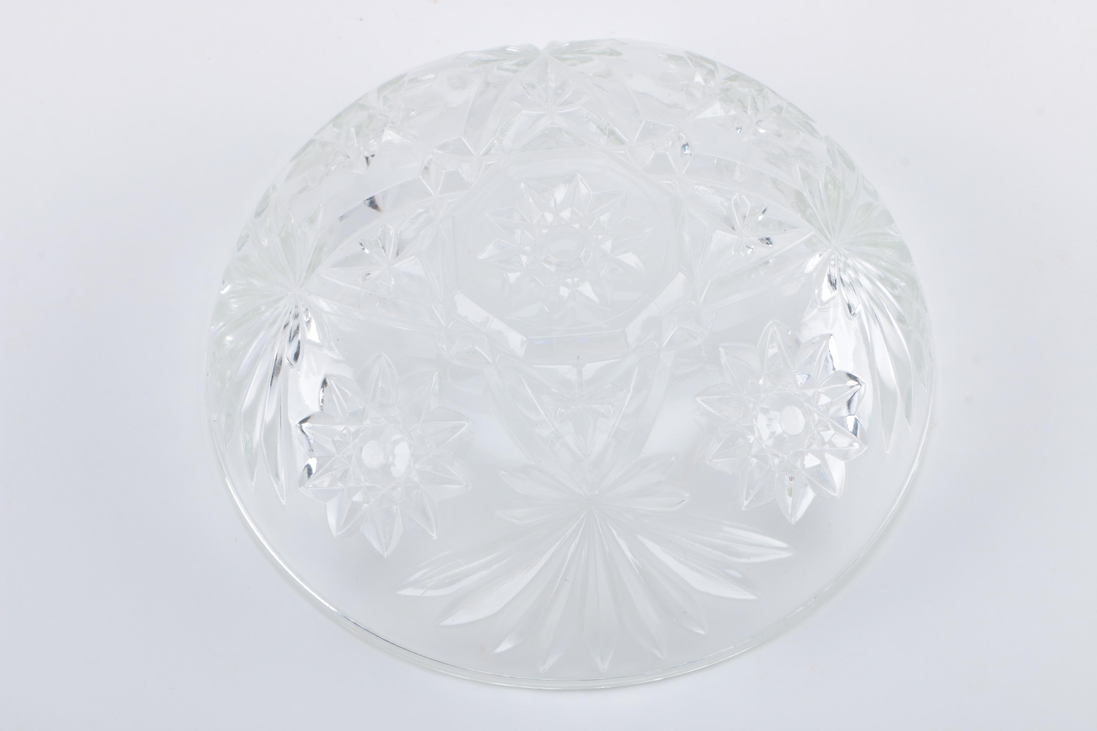 Assorted Cut Glass Decor