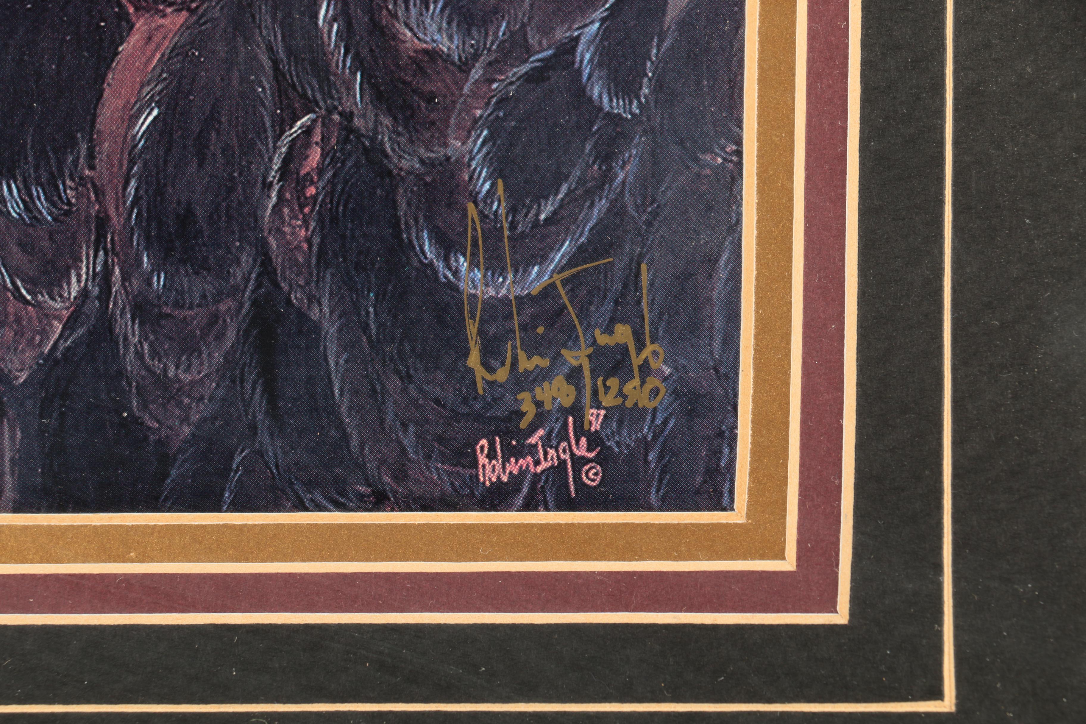 Robin Ingle Limited Edition Offset Lithograph "Forever Free"