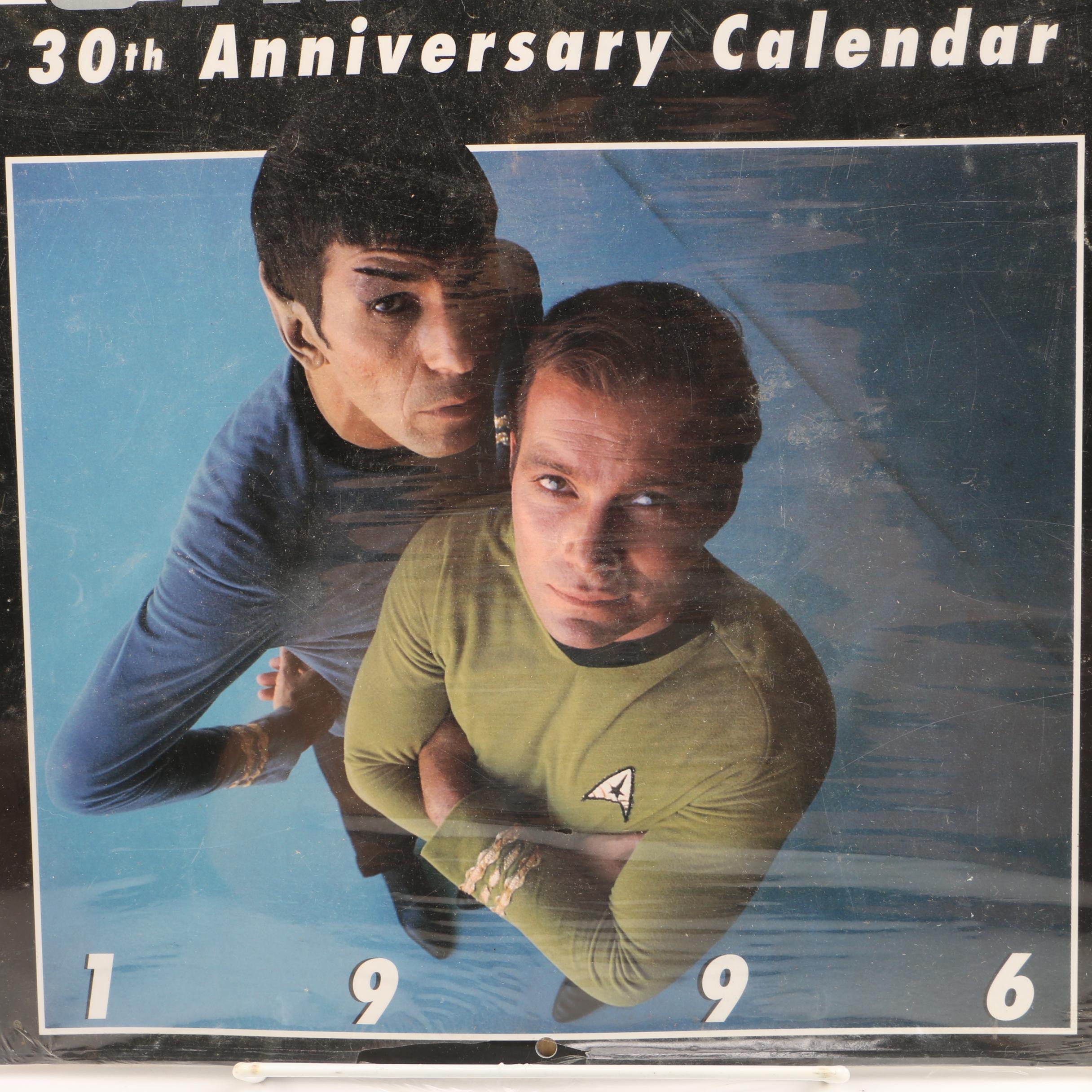 1996 & 1997 "Star Trek" Wall Calendars