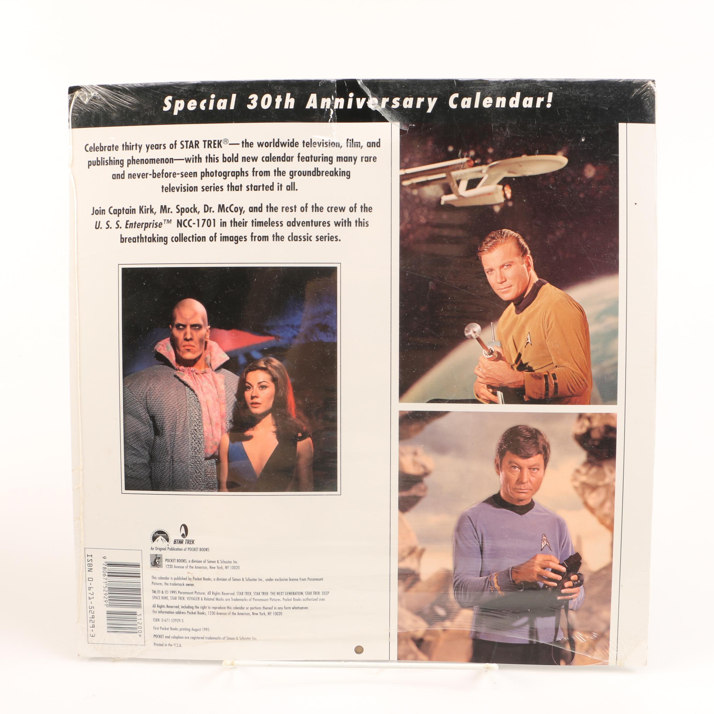 1996 & 1997 "Star Trek" Wall Calendars