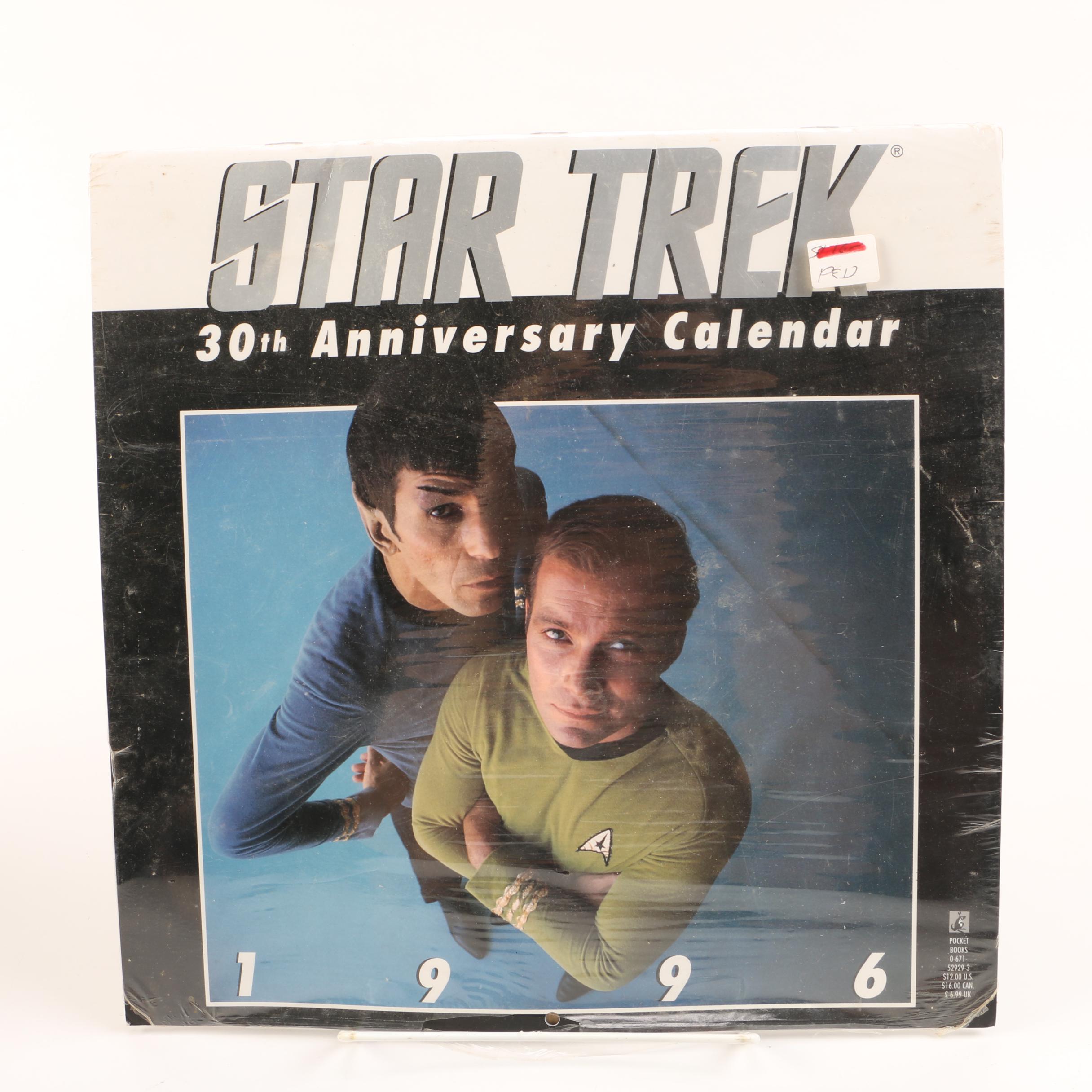 1996 & 1997 "Star Trek" Wall Calendars