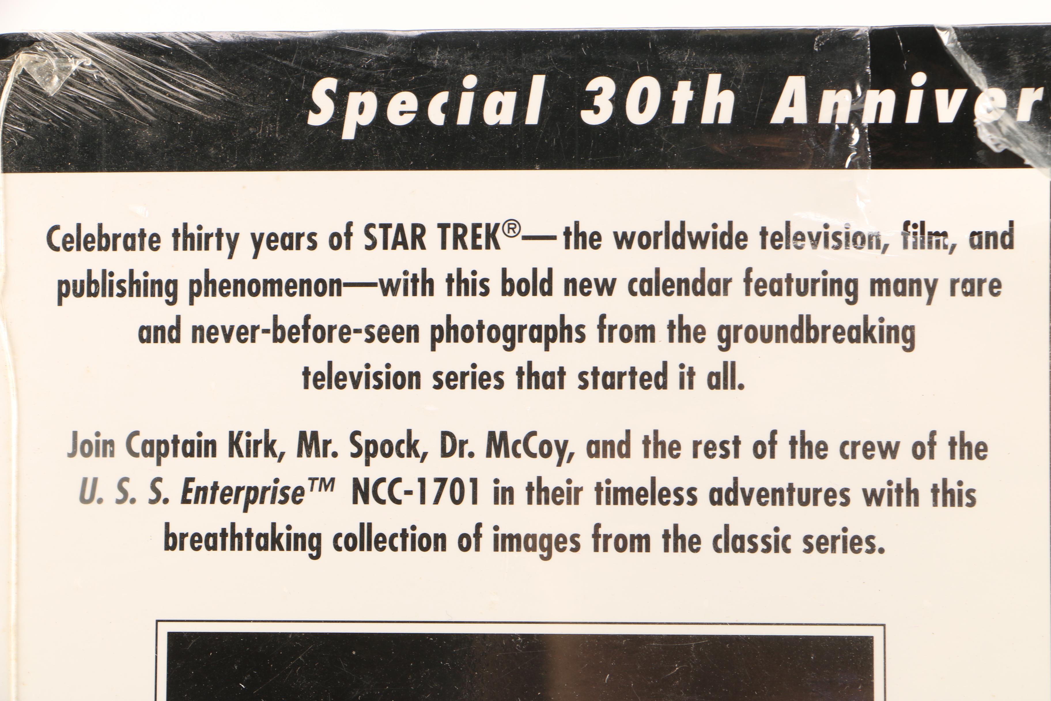 1996 & 1997 "Star Trek" Wall Calendars