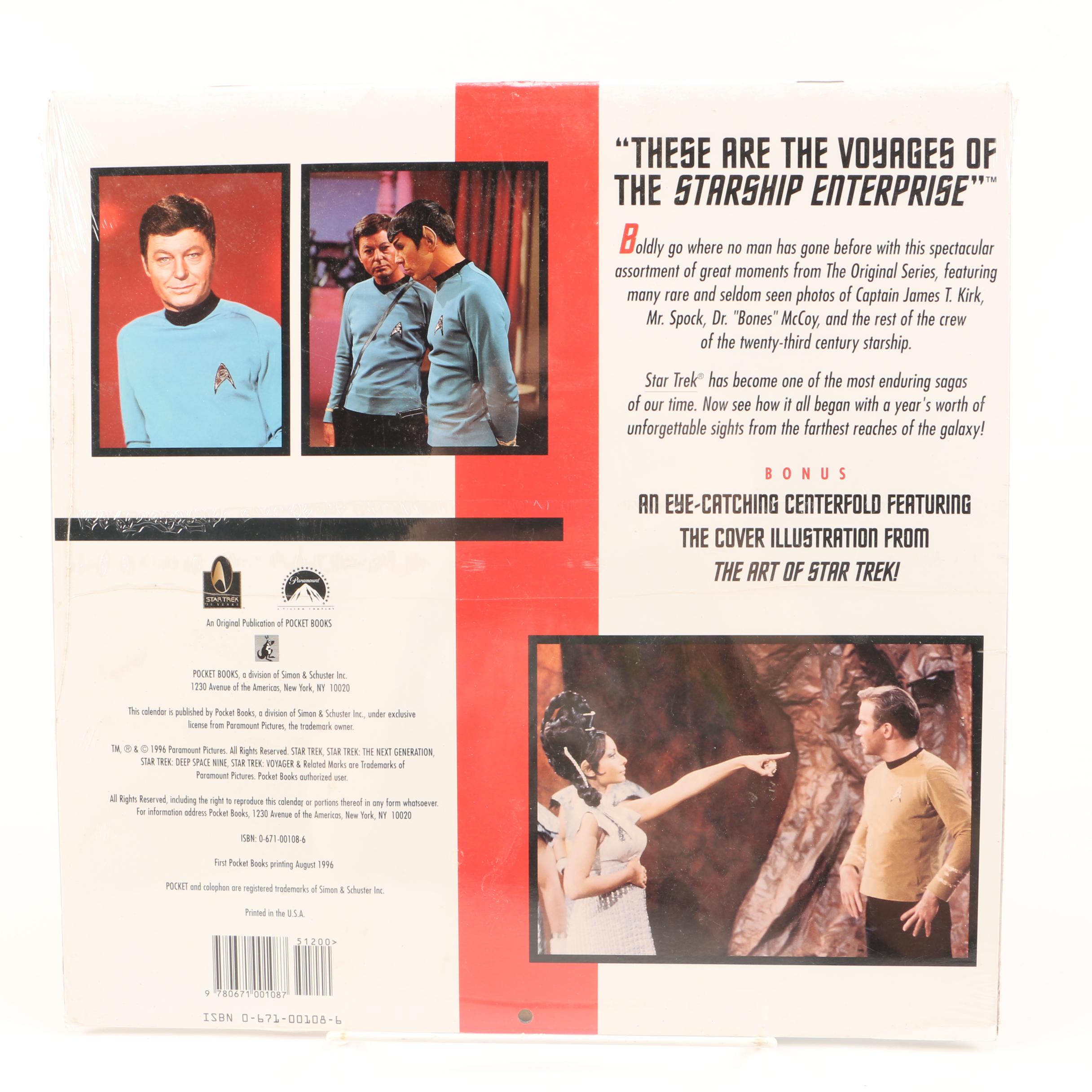 1996 & 1997 "Star Trek" Wall Calendars