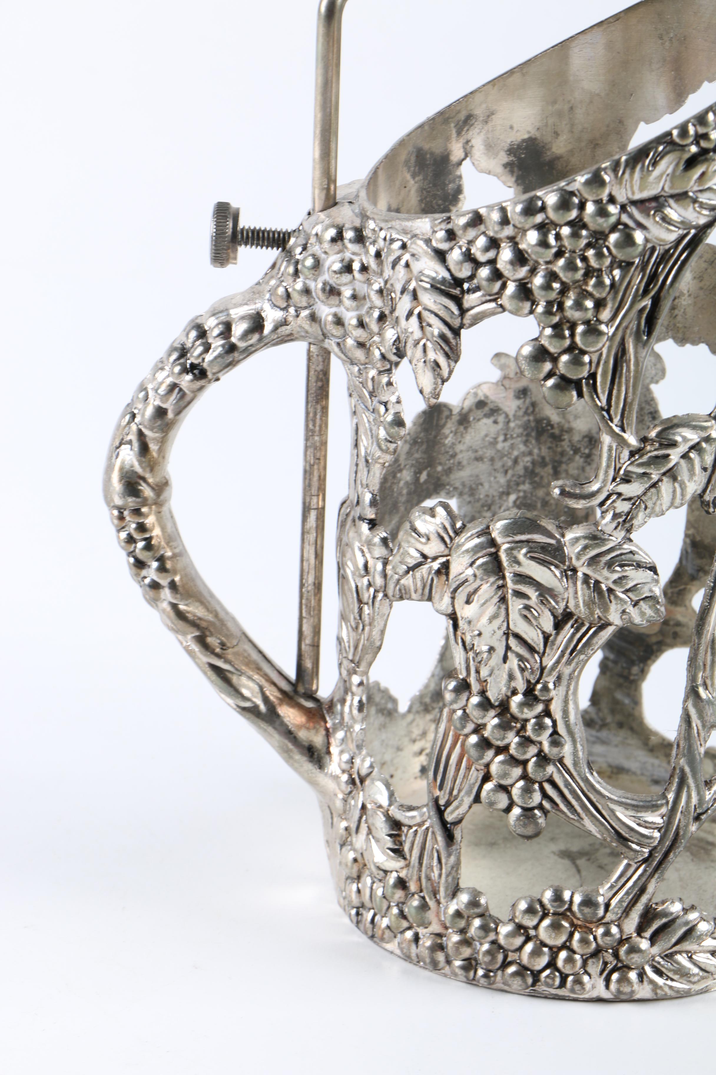 German Stein, Metal Wine Bottle Holder/Pourer, and Egyptian Palette Replica