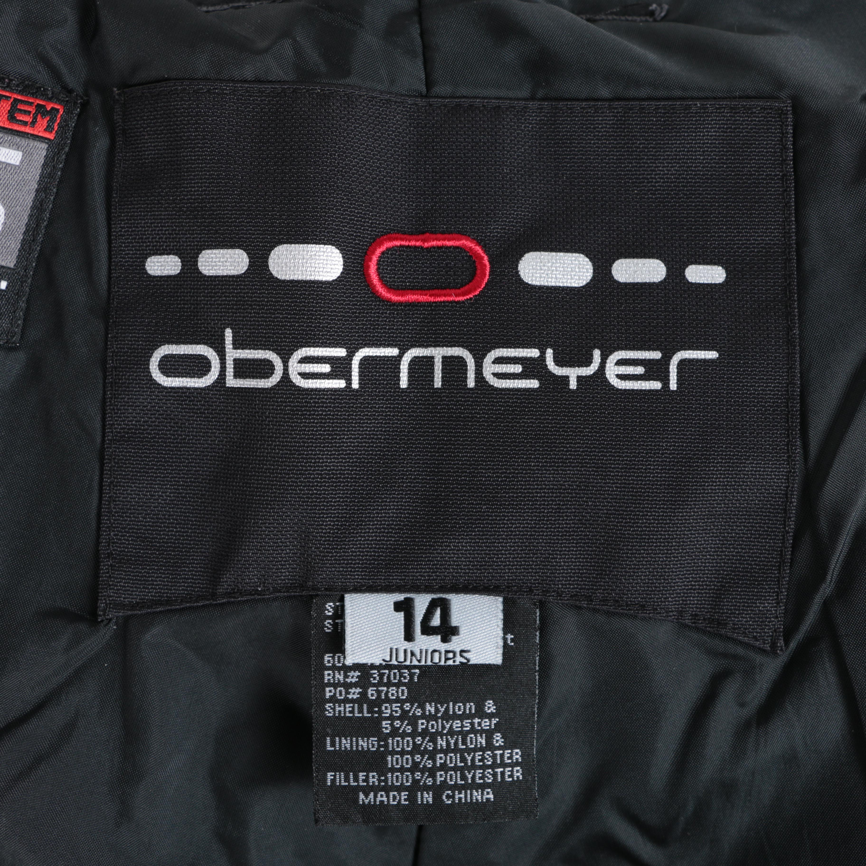 Junior Boy's Coats and Snow Pants With The Northface and Obermeyer