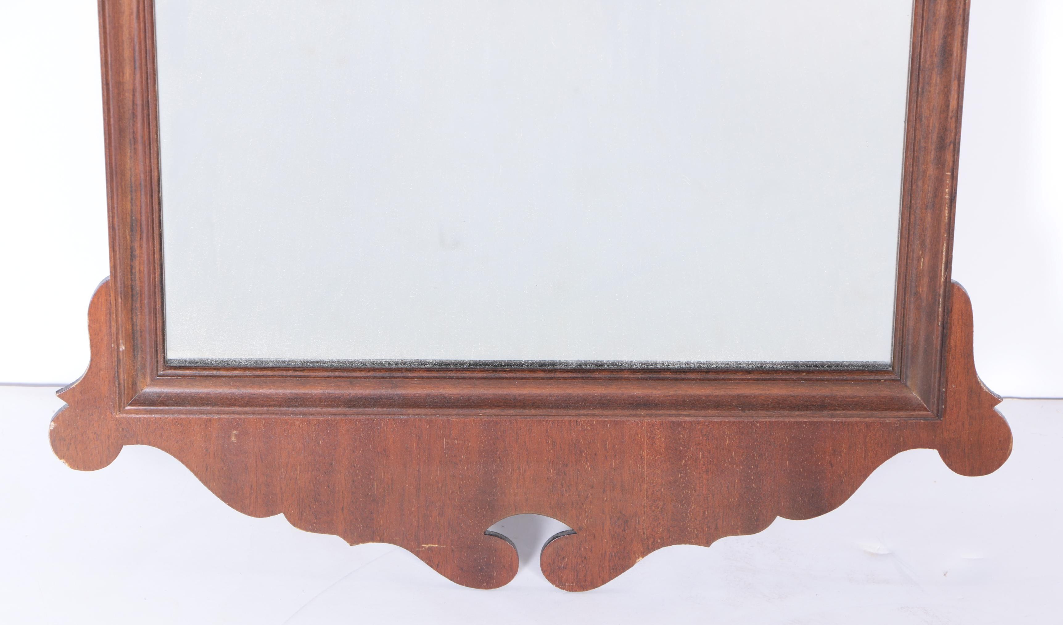 Federal Style Wood Framed Wall Mirror