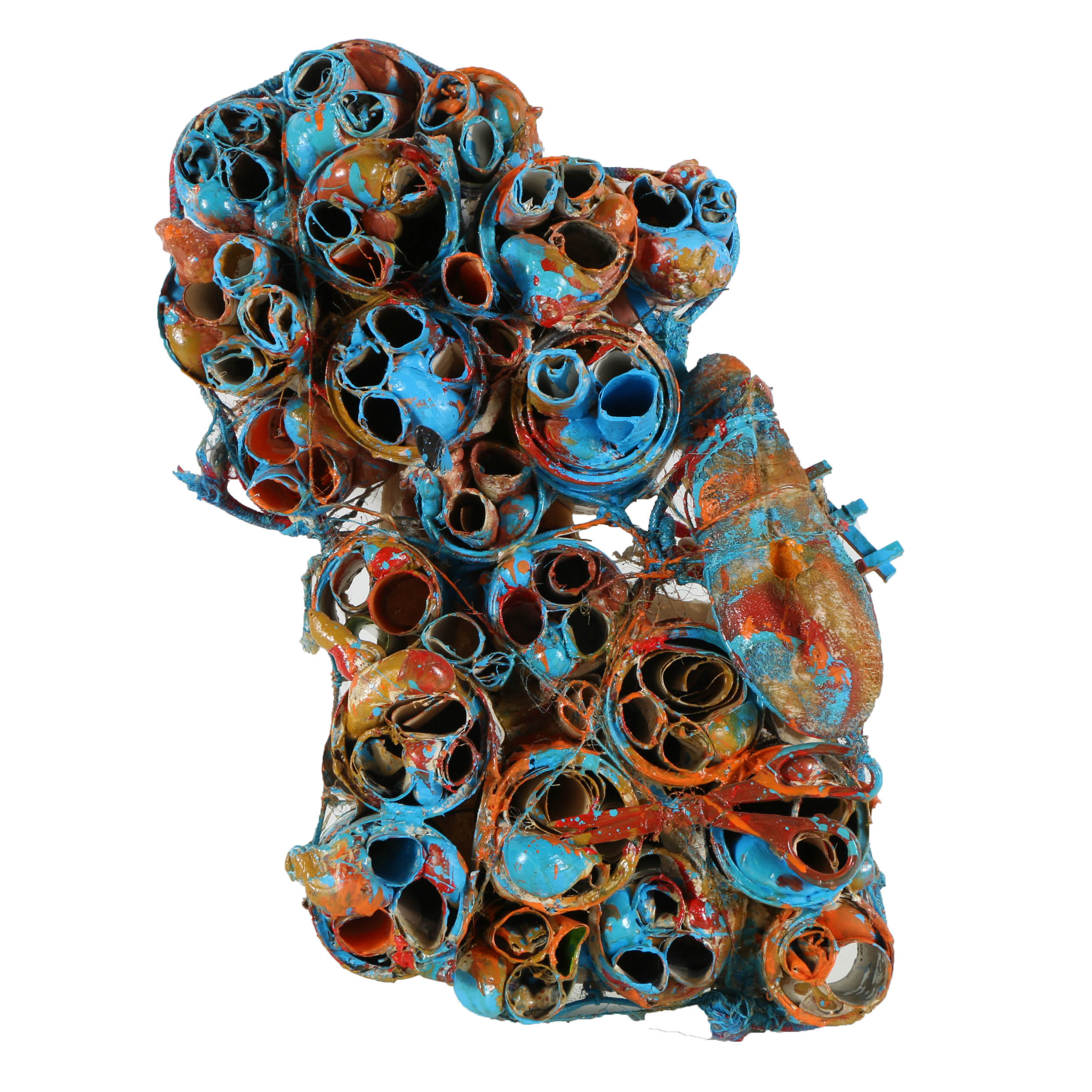 Frank Kowing Mixed Media Sculpture “Self Portrait”