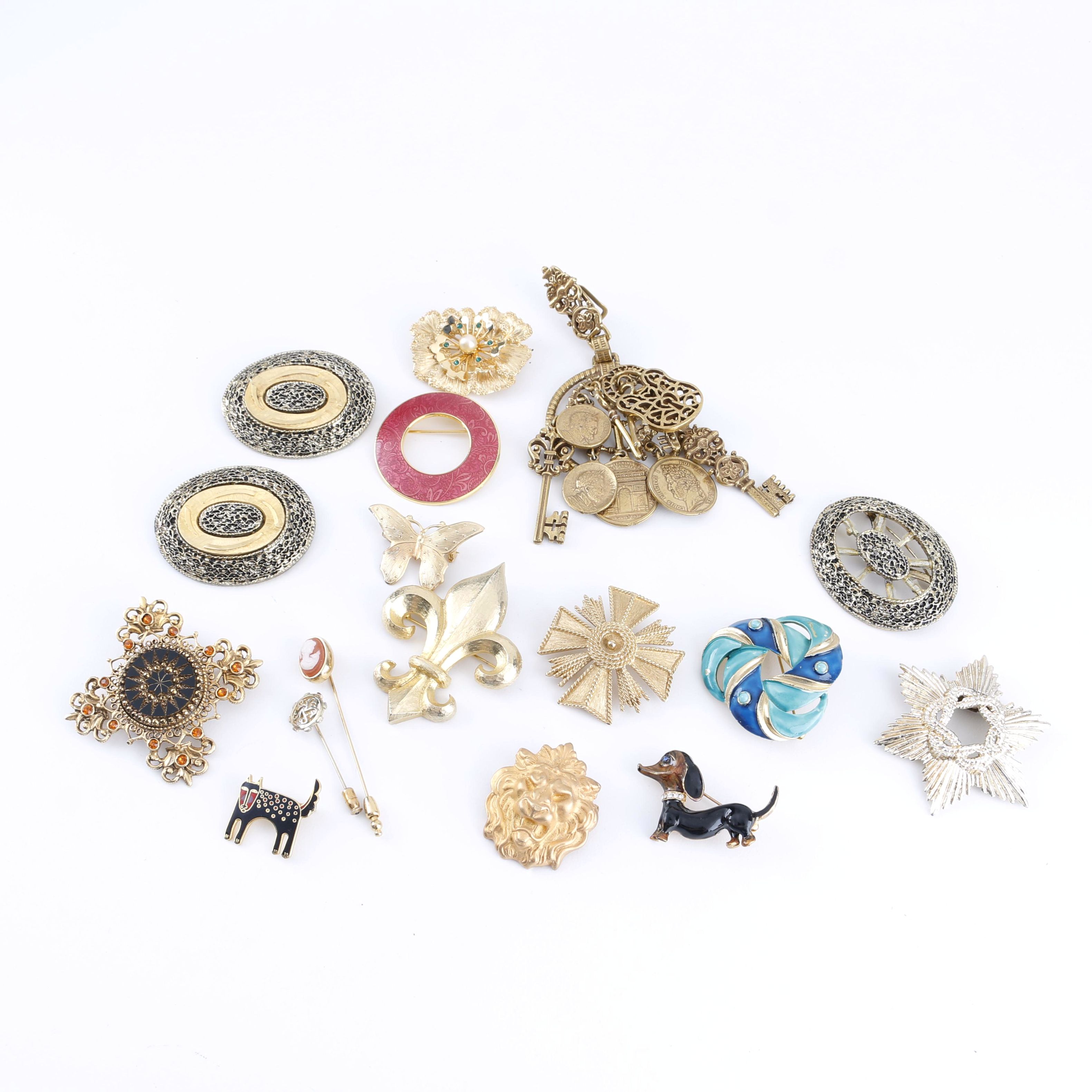 Generous Assortment of Costume Jewelry Including Laurel Burch and Lisner