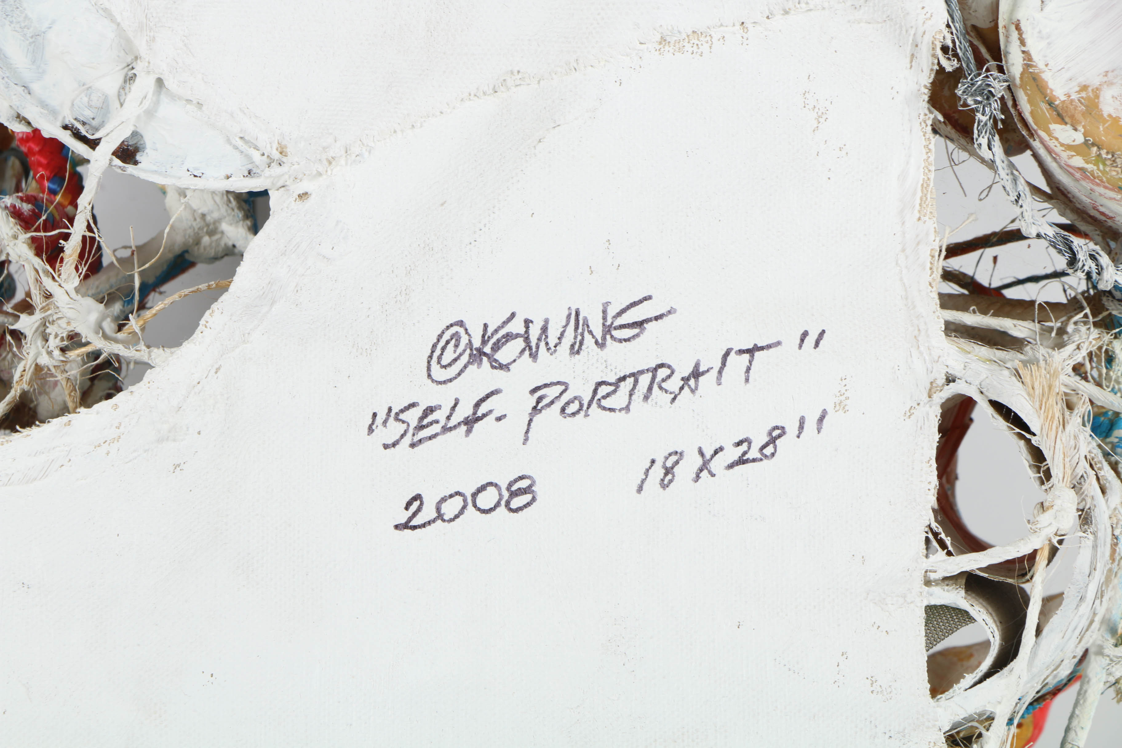 Frank Kowing Mixed Media Sculpture “Self Portrait”