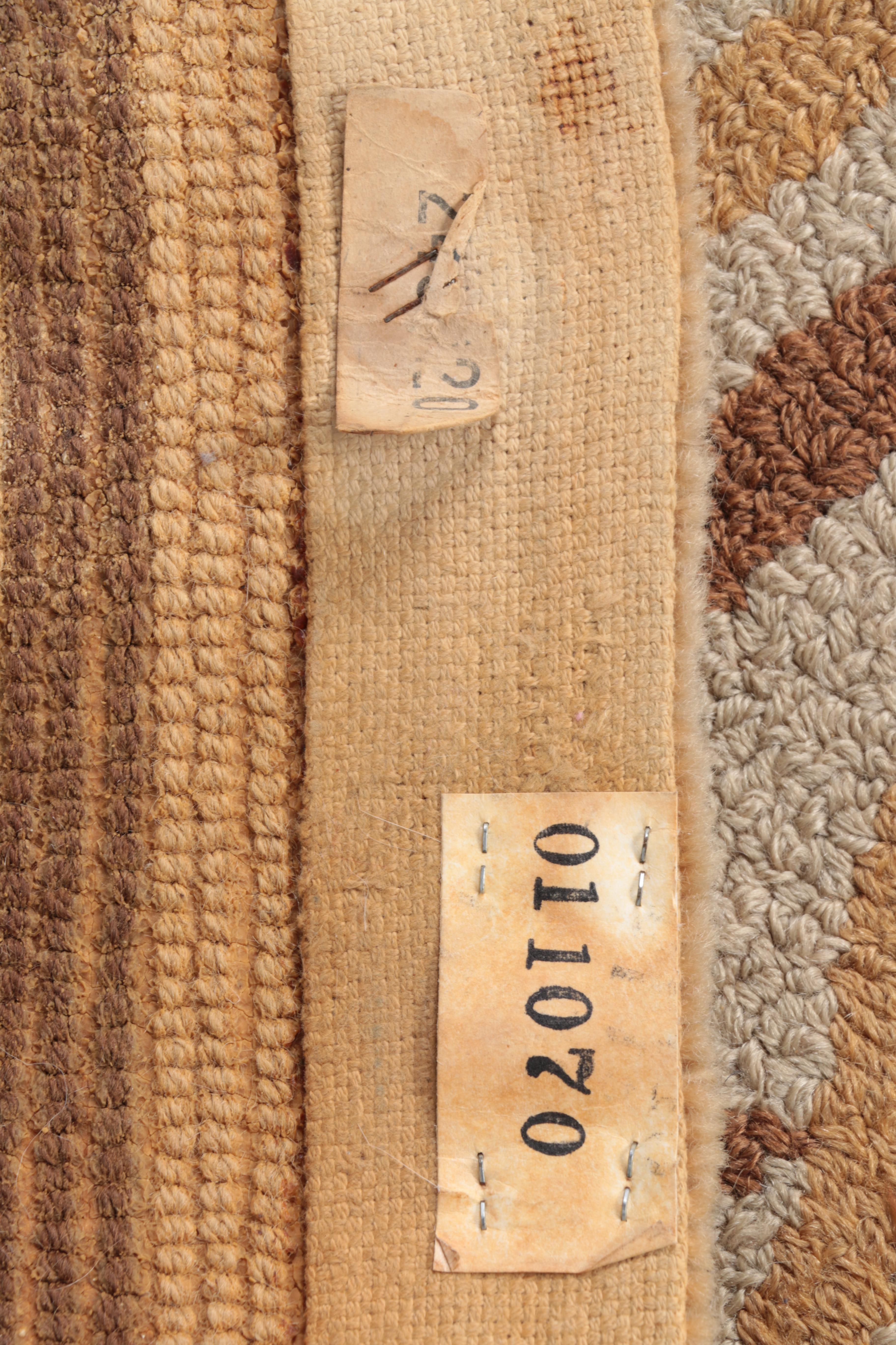 Hooked Floral Border Area Rug