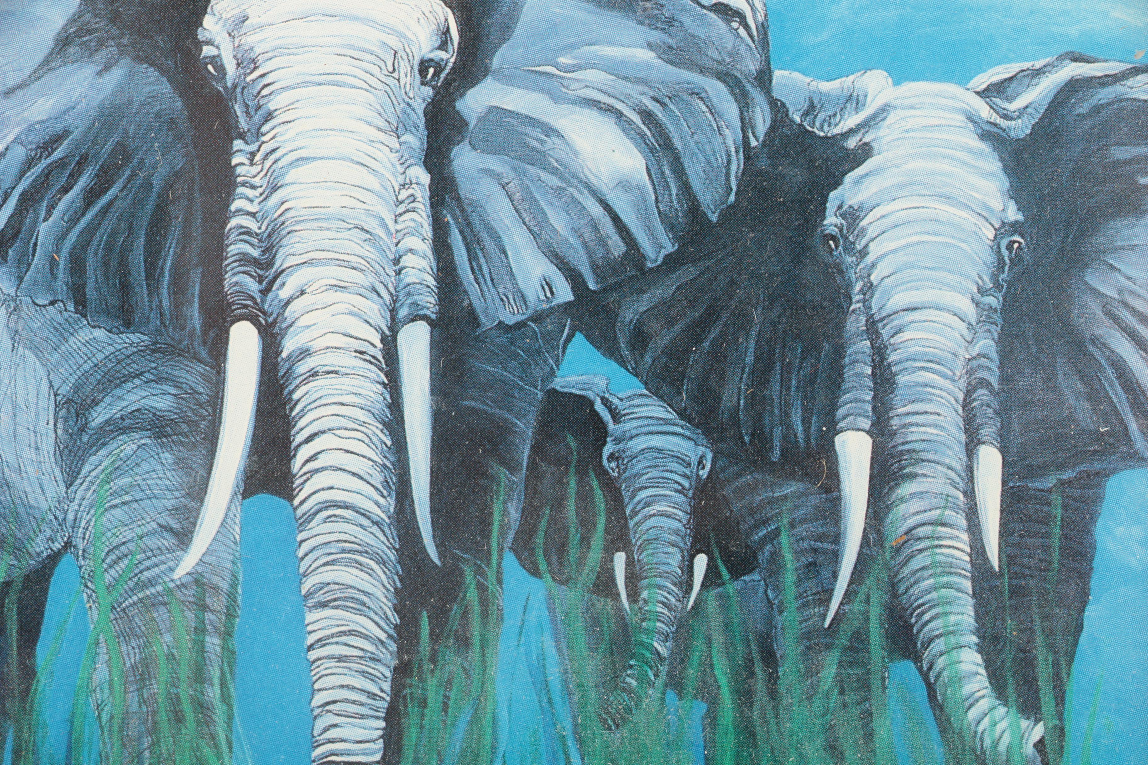 Betsey Fowler Offset Lithograph "The Gathering"