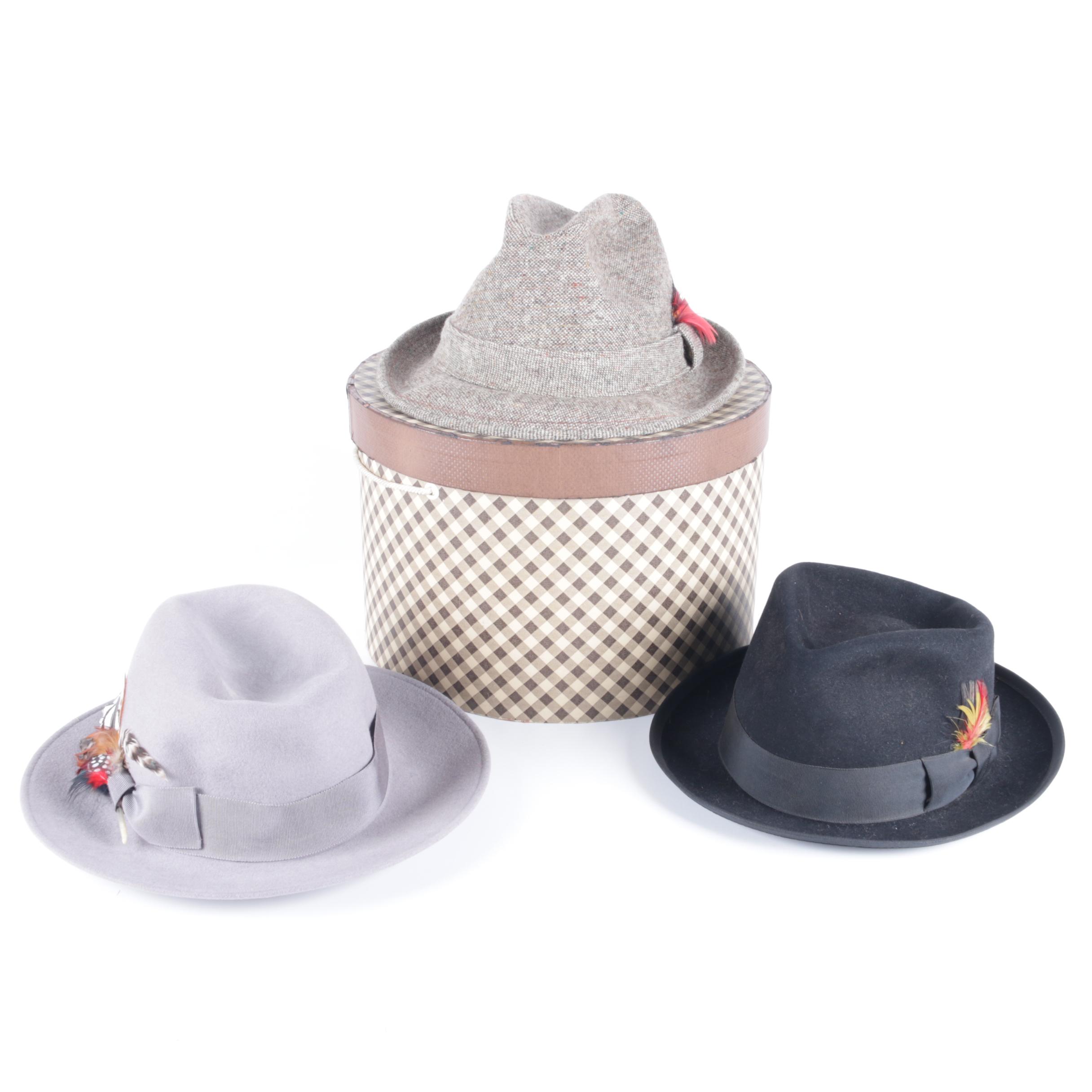 Men 's Vintage Fedora Hats