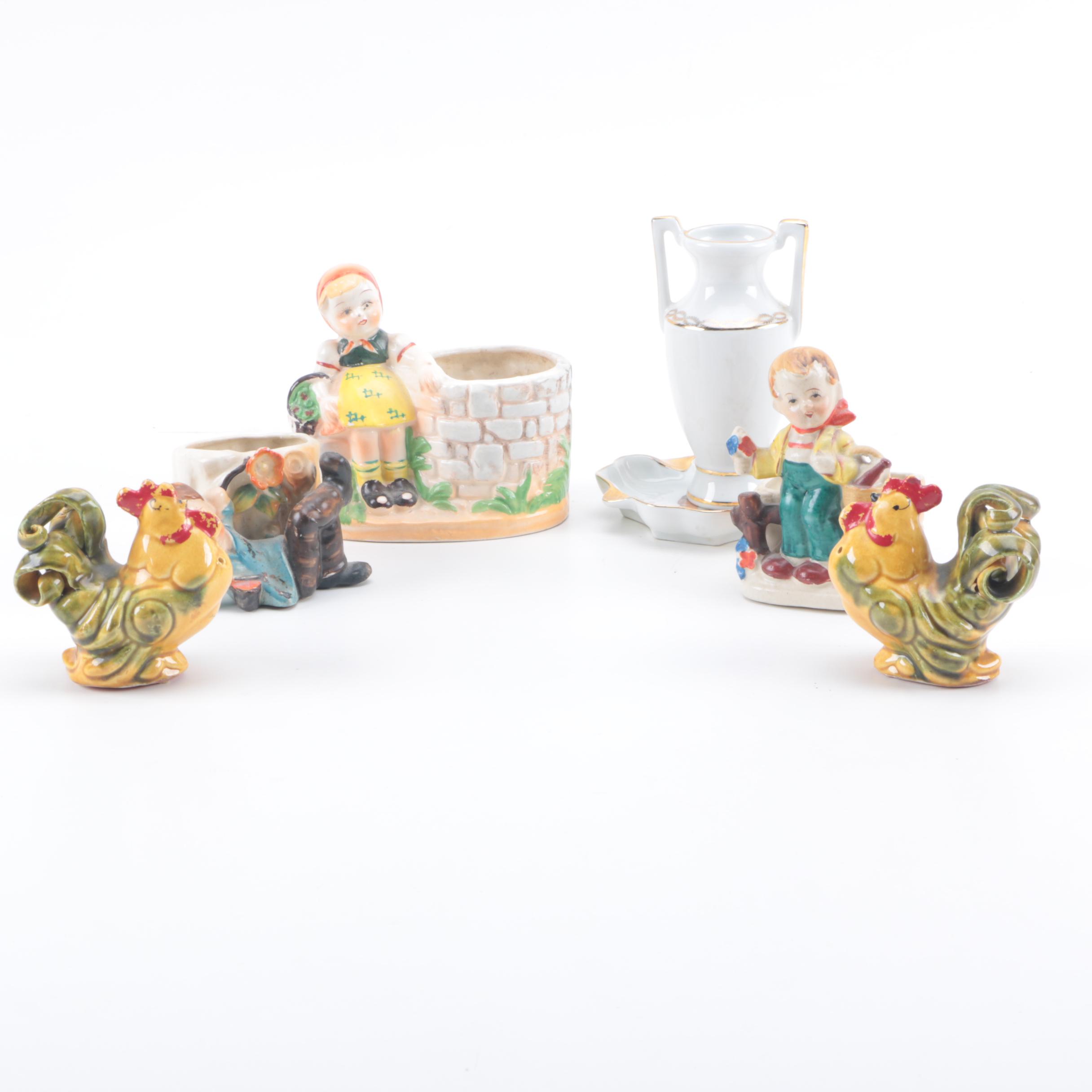 Vintage Porcelain and Ceramic Decor