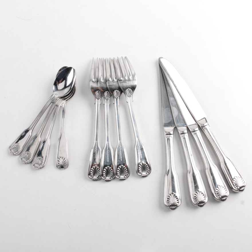 Towle "London Shell" Stainless Steel Flatware