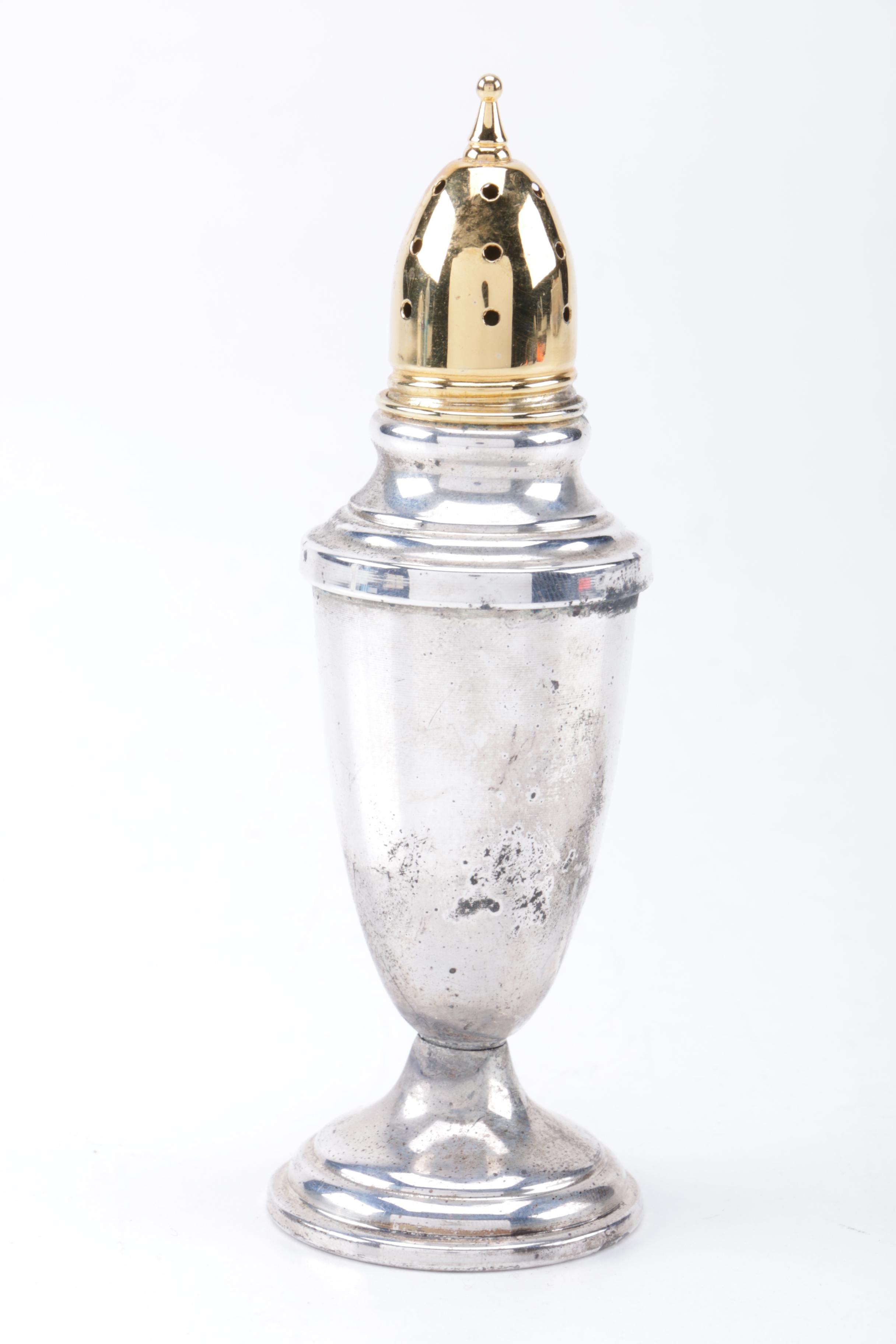 Towle Footed Sterling Silver Salt and Pepper Shakers