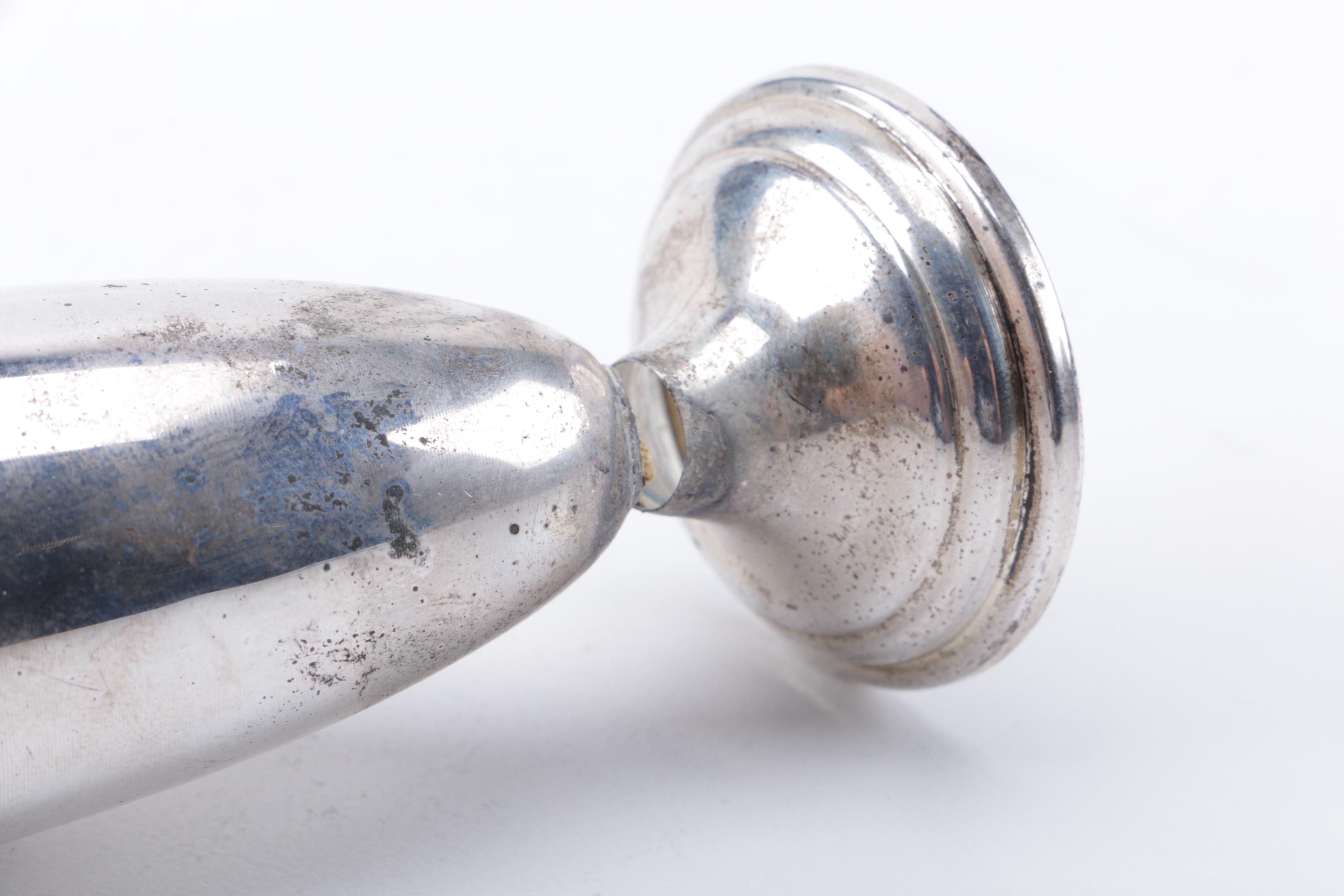 Towle Footed Sterling Silver Salt and Pepper Shakers