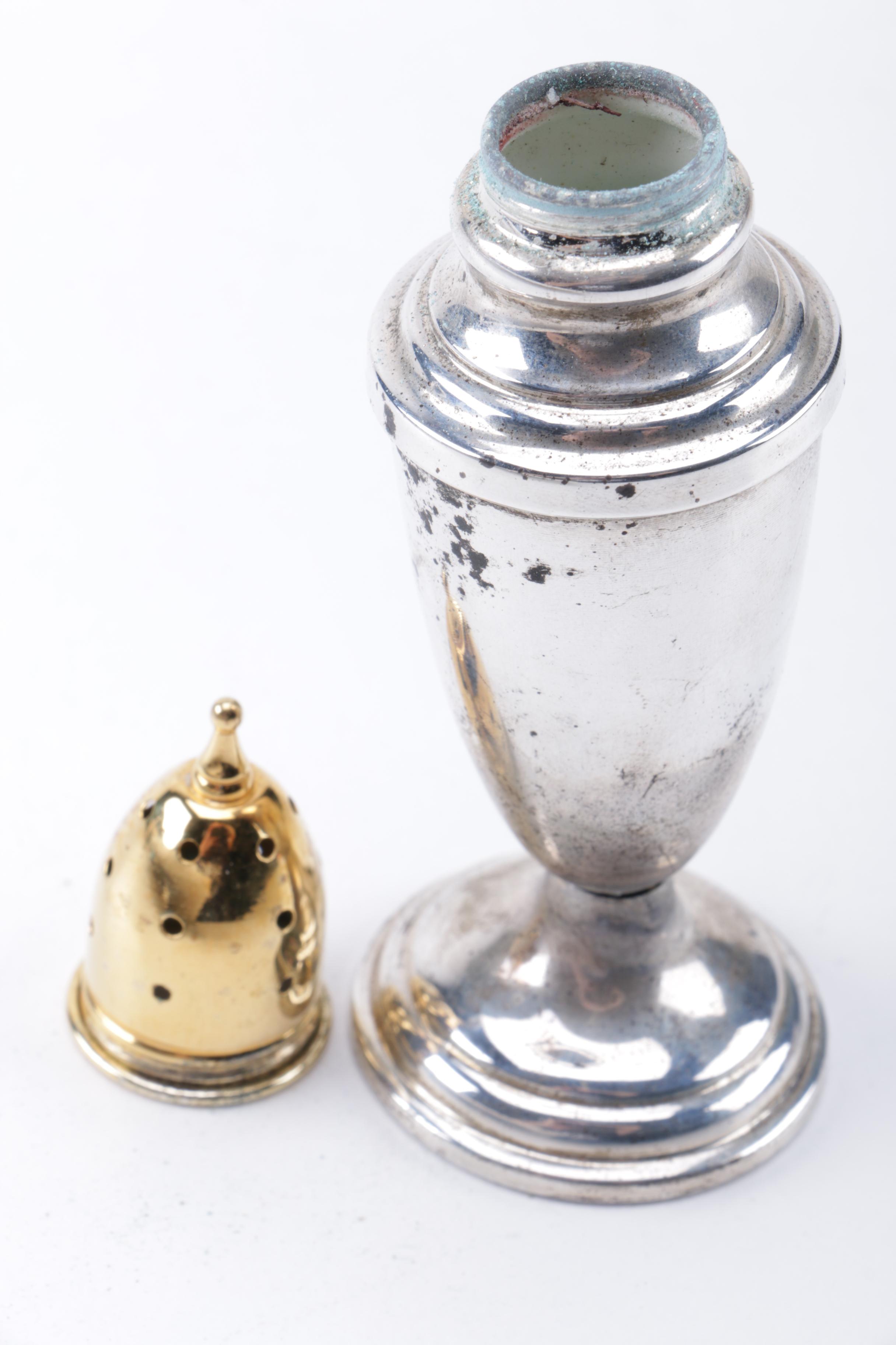 Towle Footed Sterling Silver Salt and Pepper Shakers