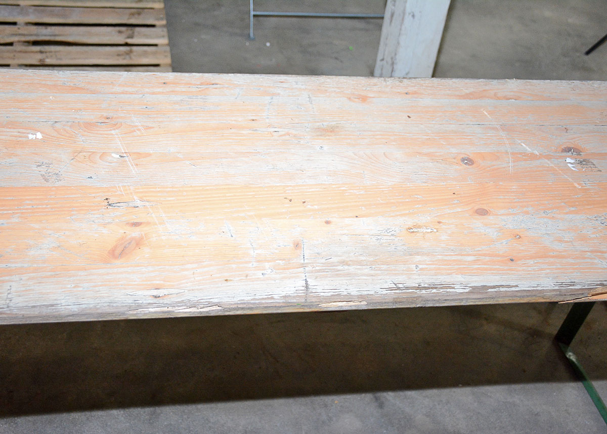 Vintage Picnic Table and Two Benches