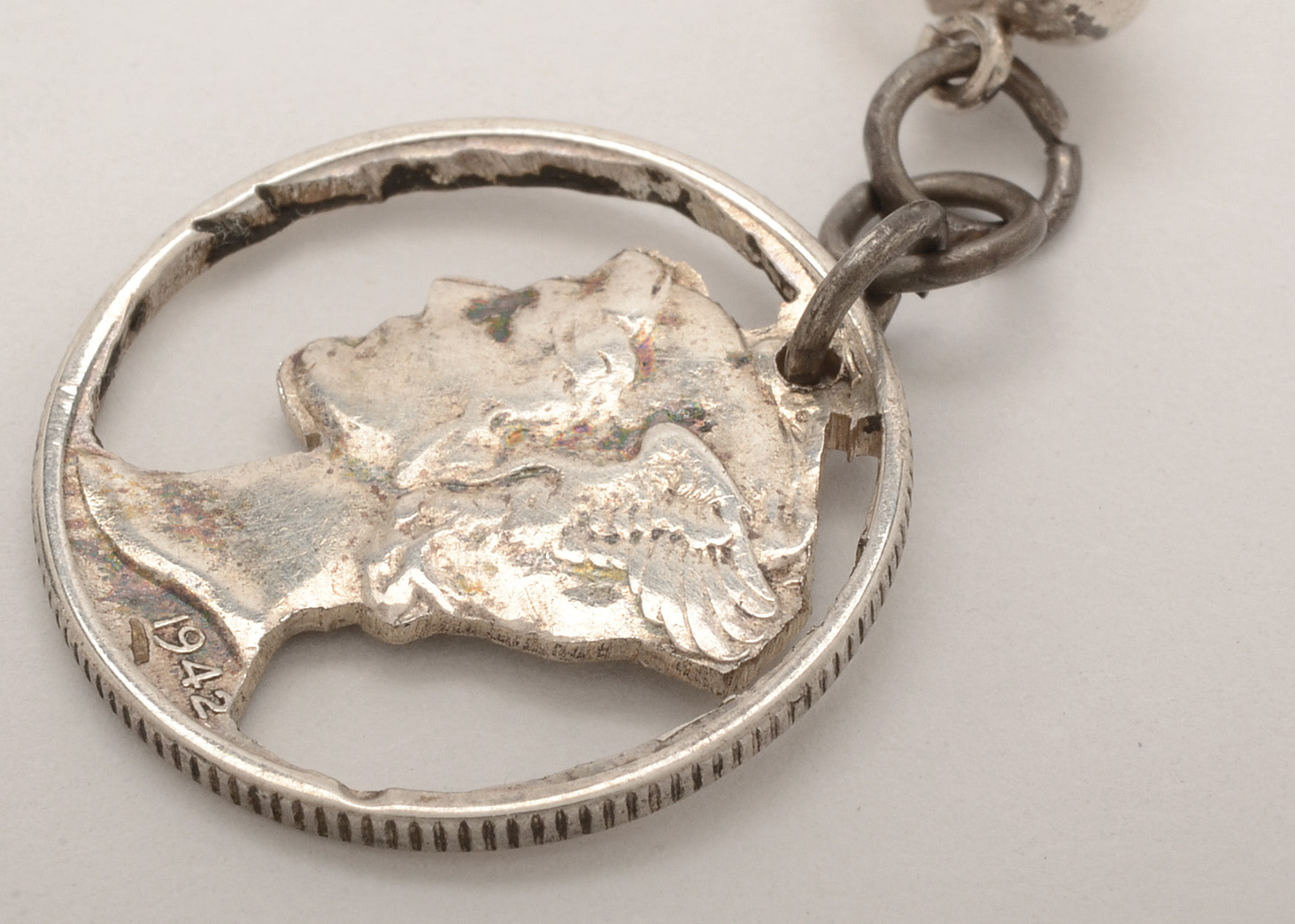 Vintage Vior Sterling Silver Bracelet and Mercury Dime Earrings