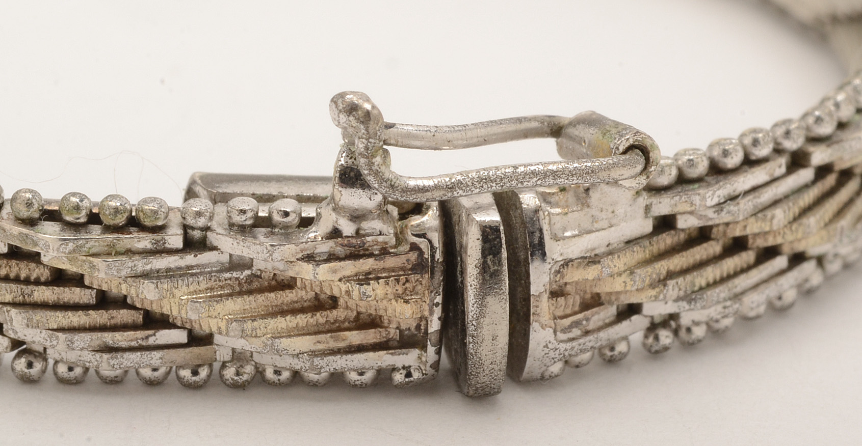 Vintage Vior Sterling Silver Bracelet and Mercury Dime Earrings