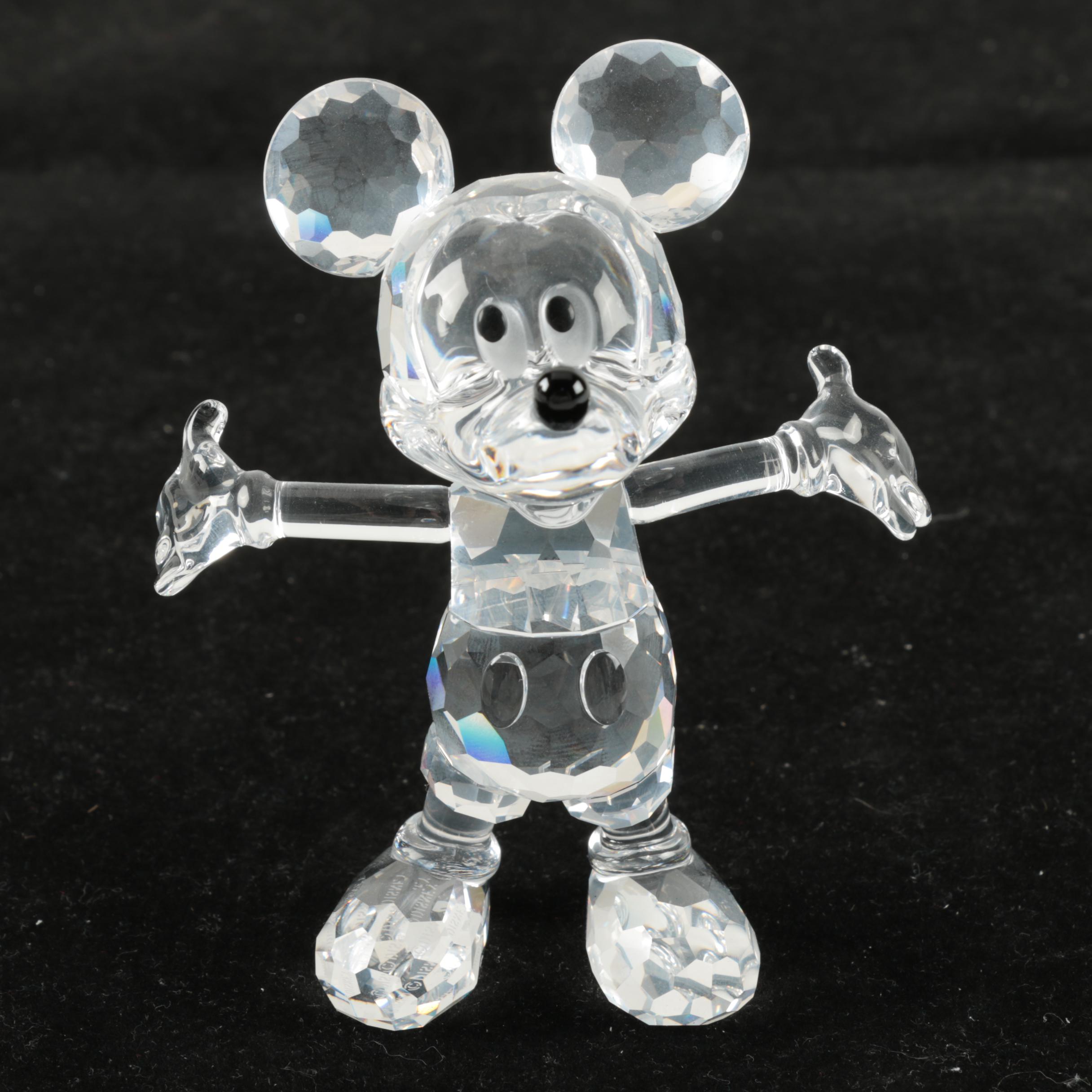 Swarovski Crystal Mickey Mouse Figurine