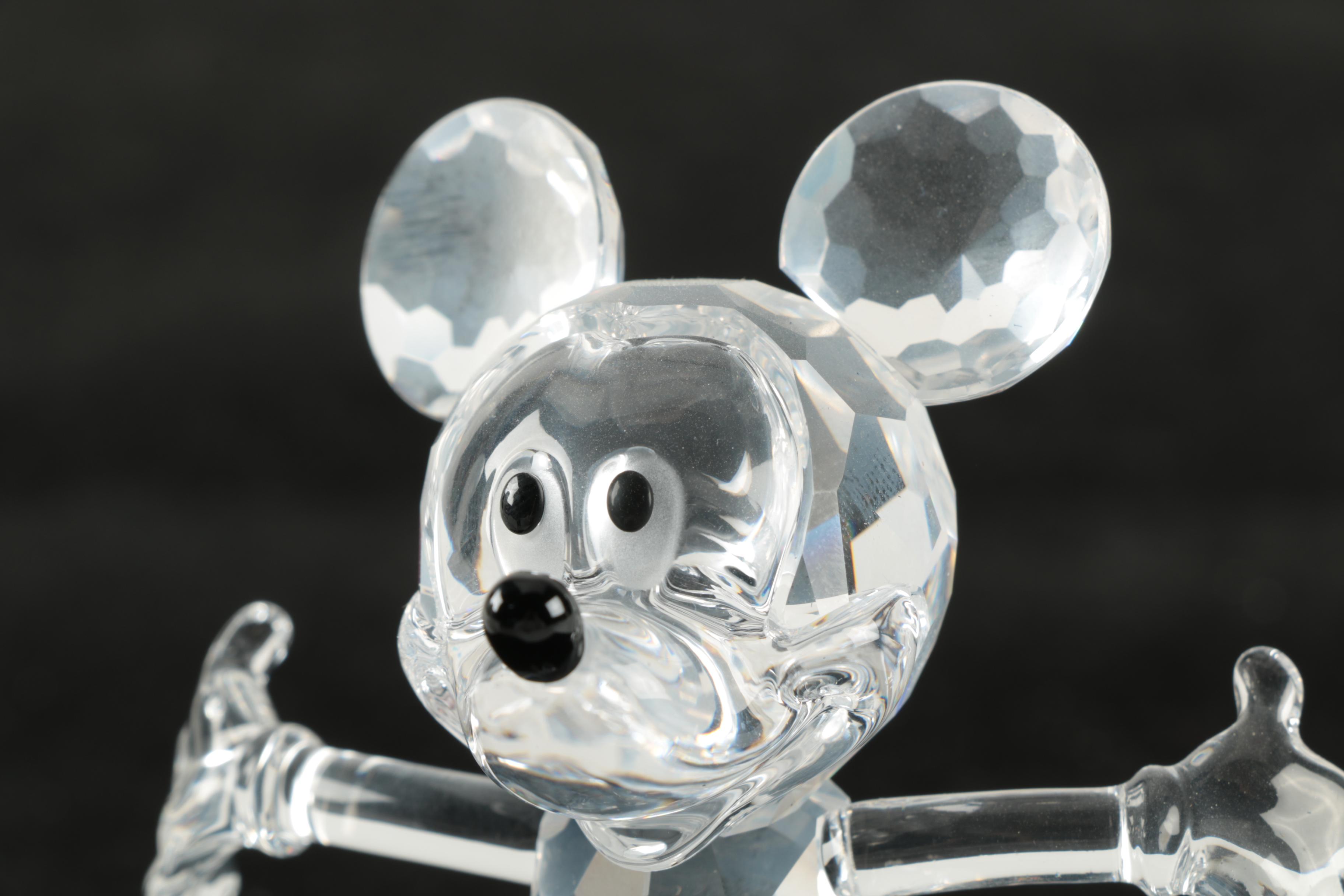 Swarovski Crystal Mickey Mouse Figurine