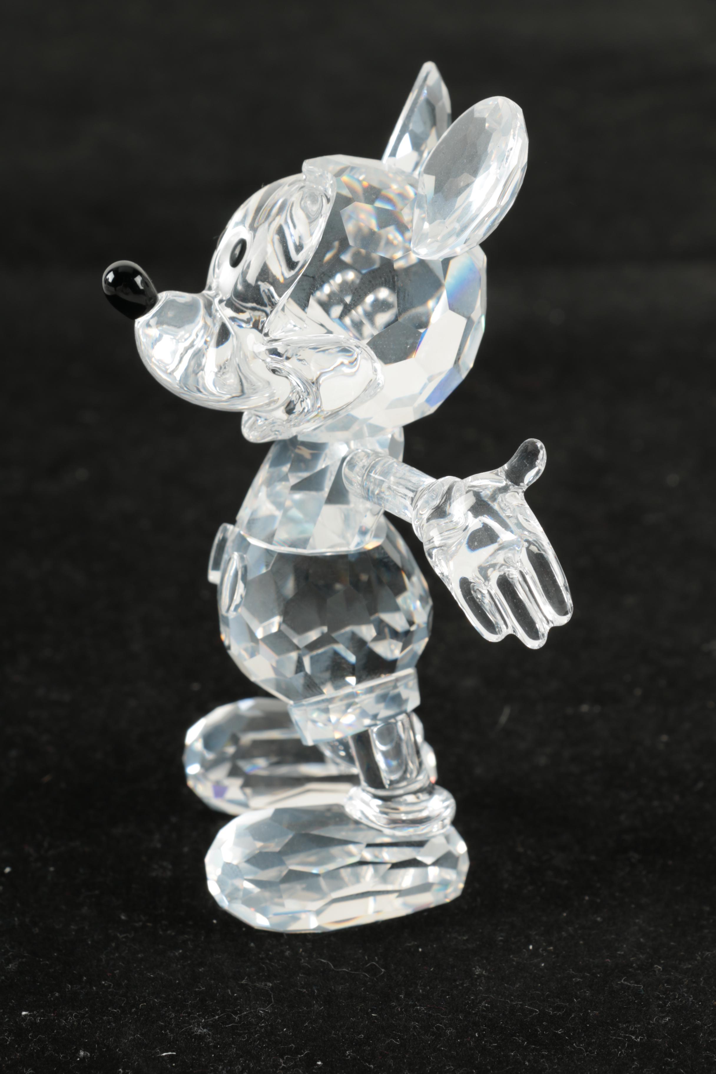 Swarovski Crystal Mickey Mouse Figurine