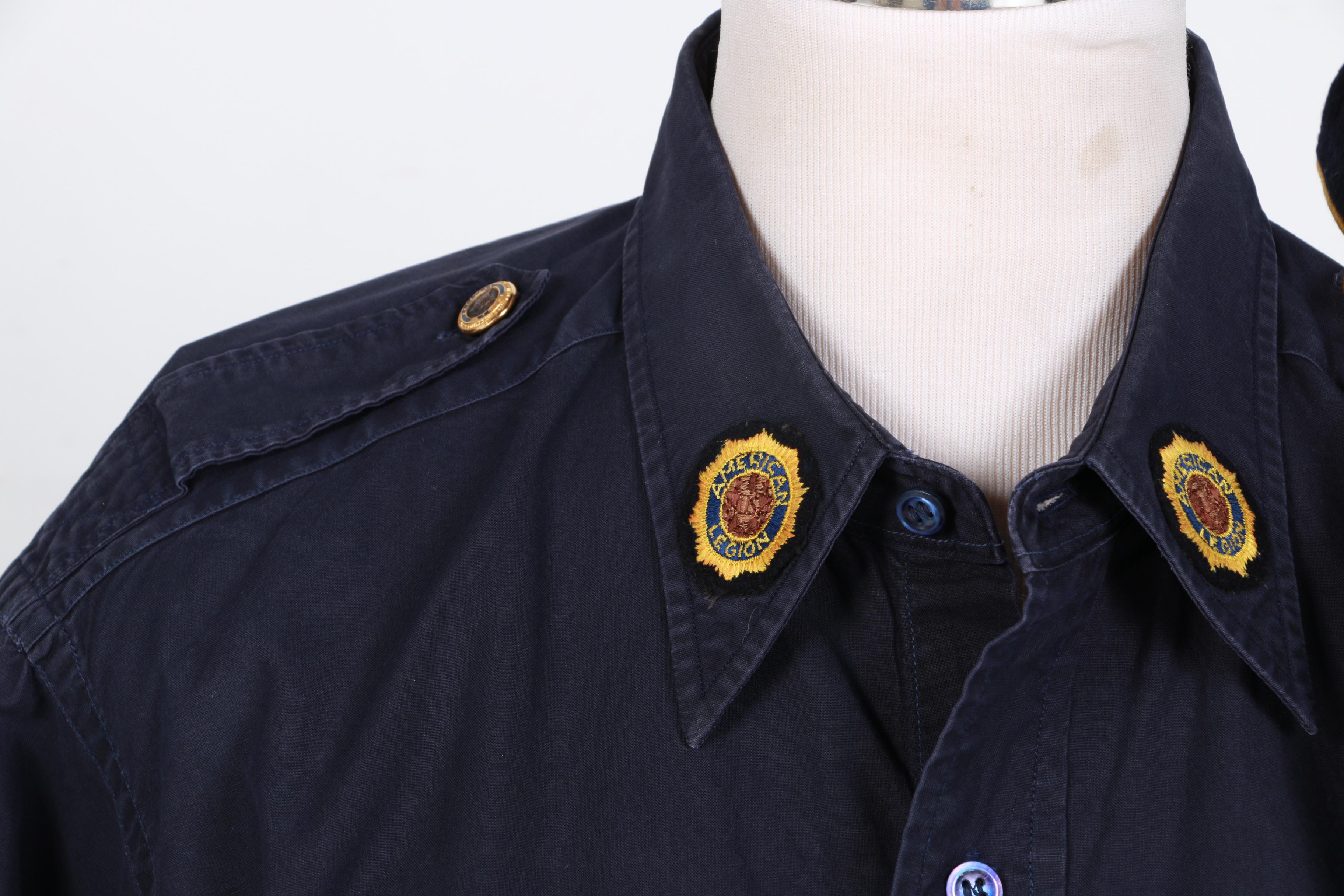 American Legion Uniform Shirt and Cap