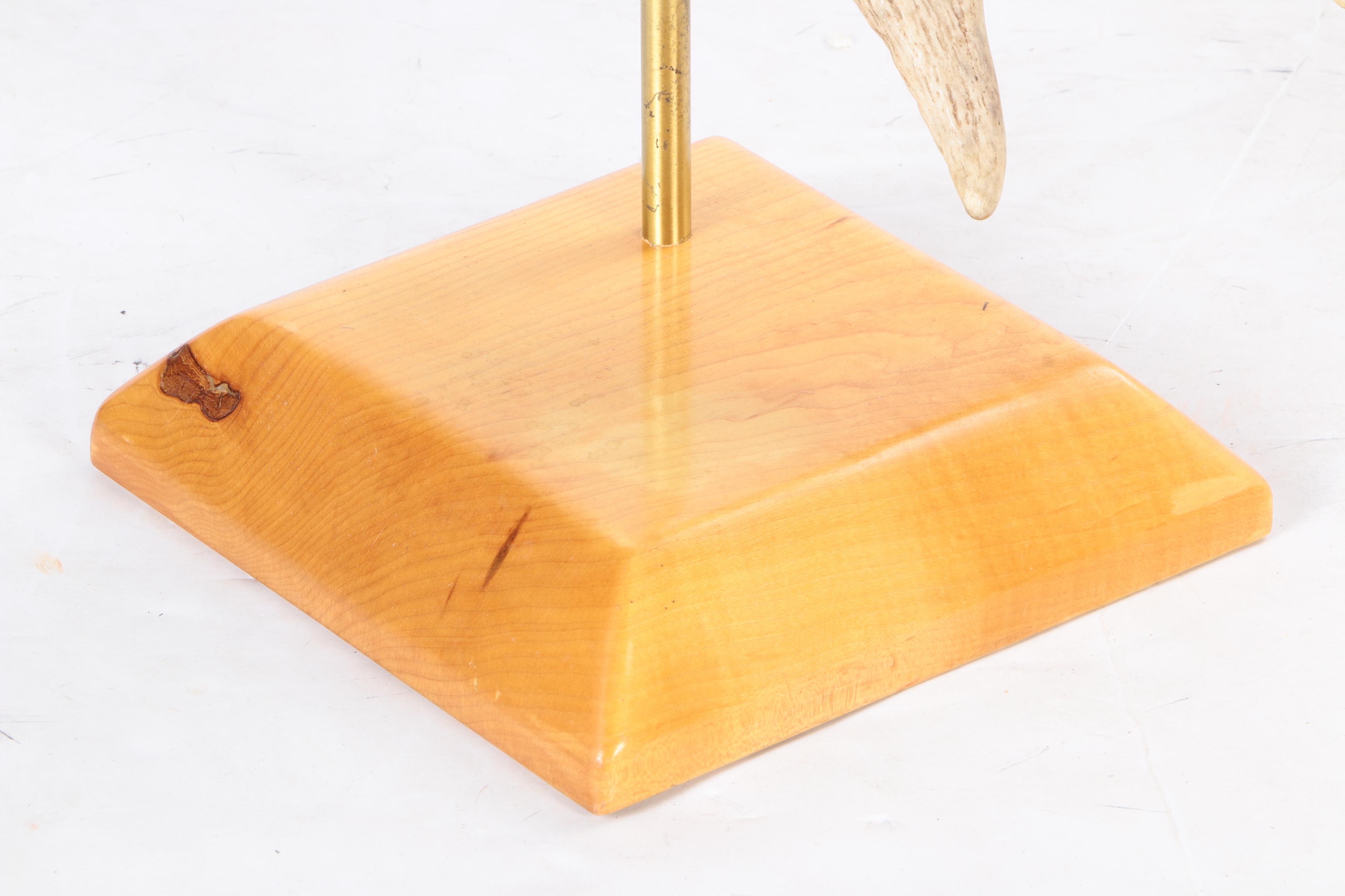 Moose Antler Eagle Carving