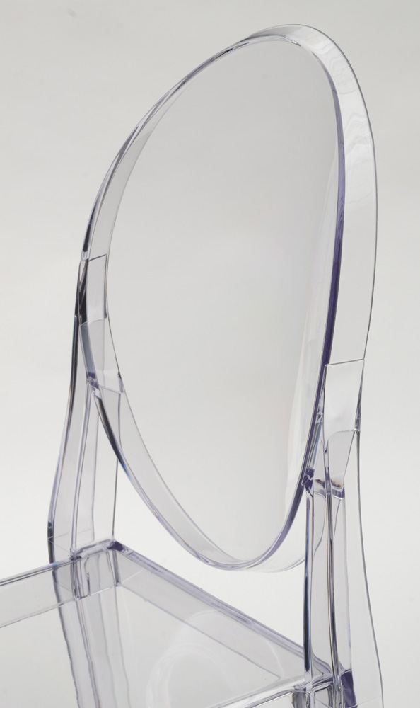 Set of Zuo Modern "Ghost" Transparent Dining Chairs