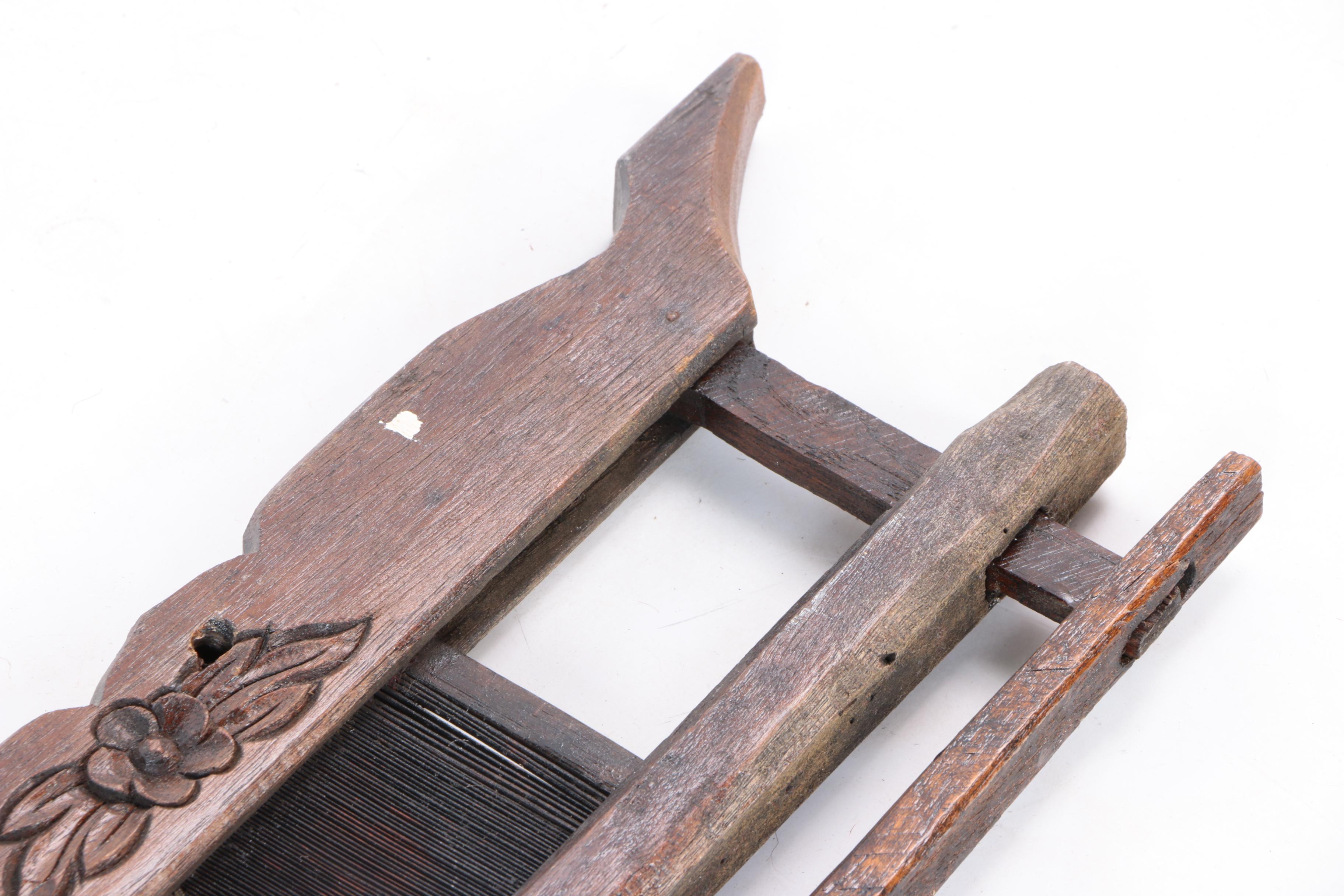 Oak Hand Carved Rail