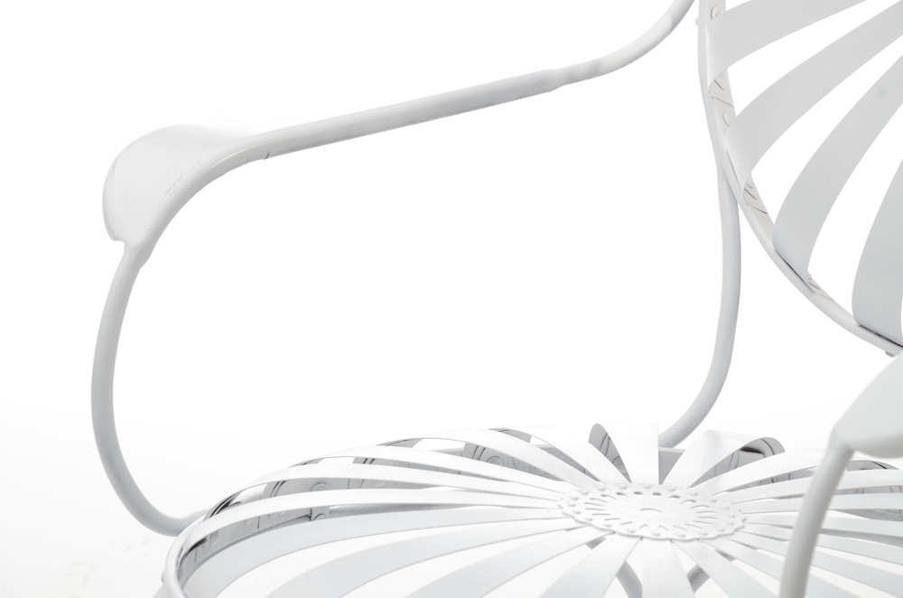 Vintage Mid-Century Francois Carre Sunburst Spring Patio Chair