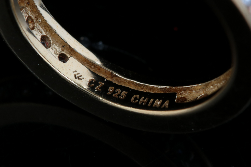 Assortment of Sterling Silver Jewelry Including Diamonds