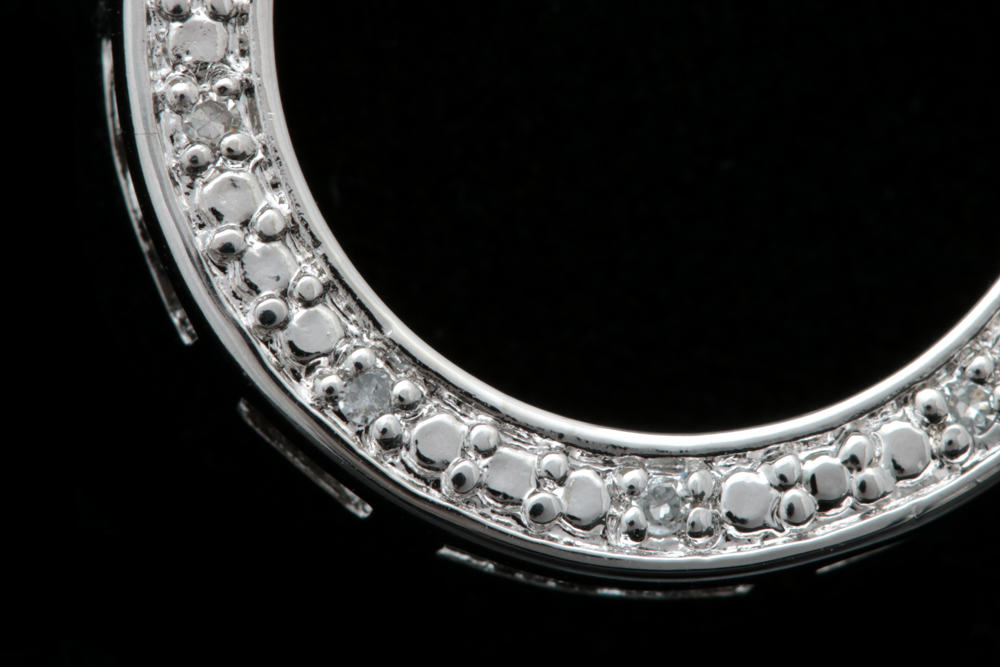 Assortment of Sterling Silver Jewelry Including Diamonds