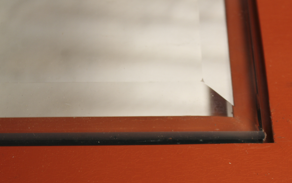 Glass Top Bamboo Style Coffee Table