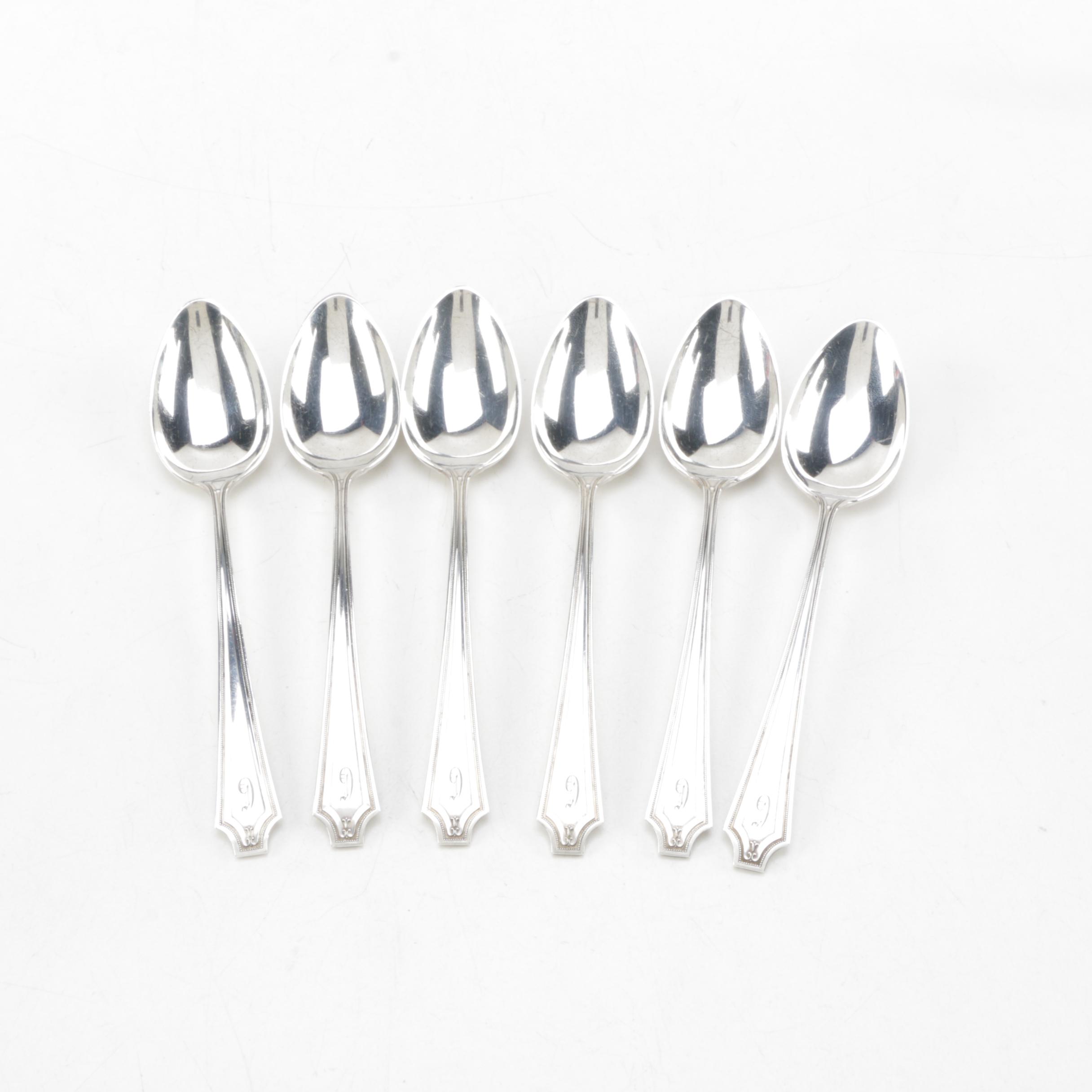 Whiting Manufacturing Company "King Albert" Sterling Silver Teaspoons