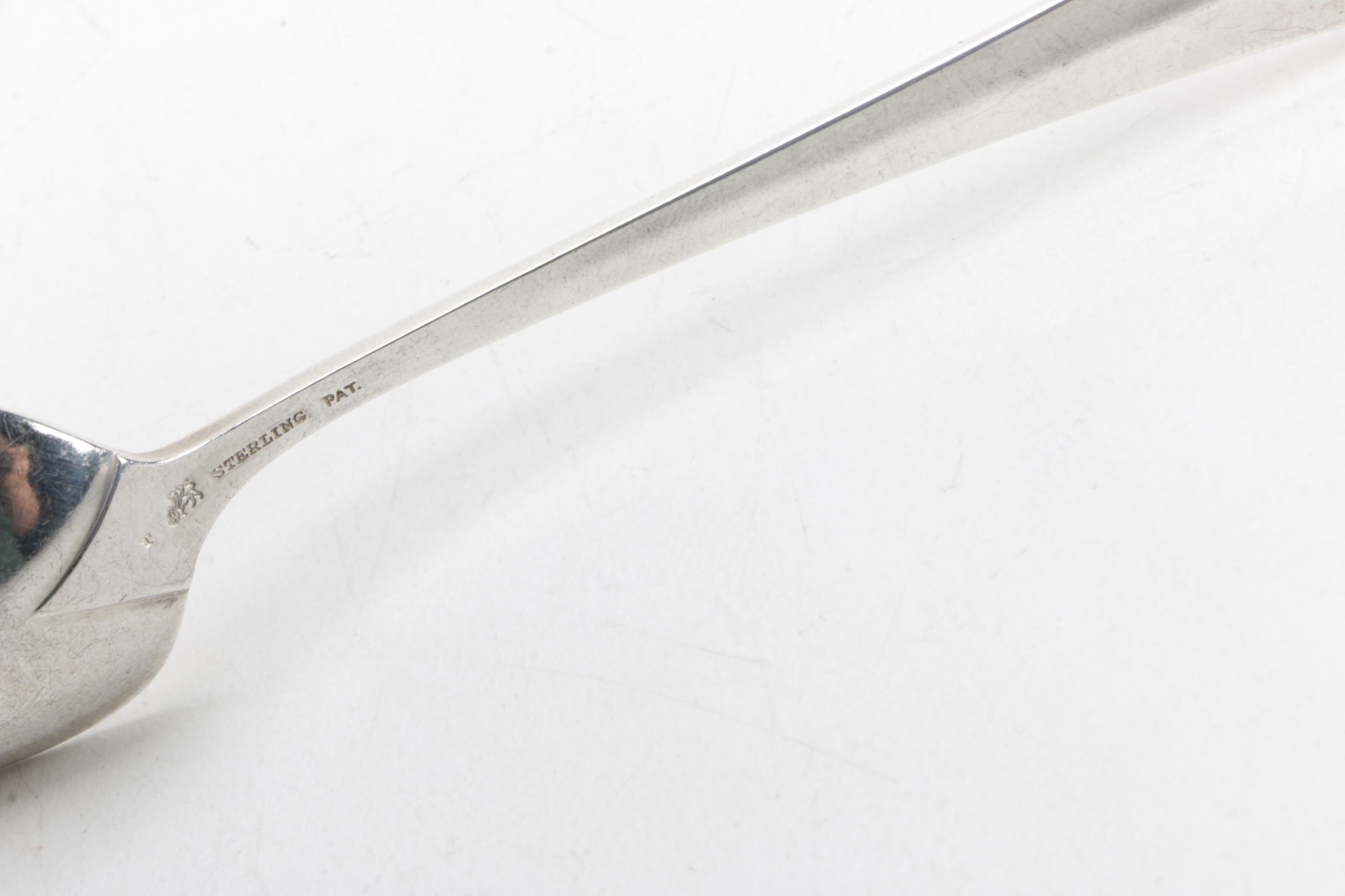 Whiting Manufacturing Company "King Albert" Sterling Silver Teaspoons