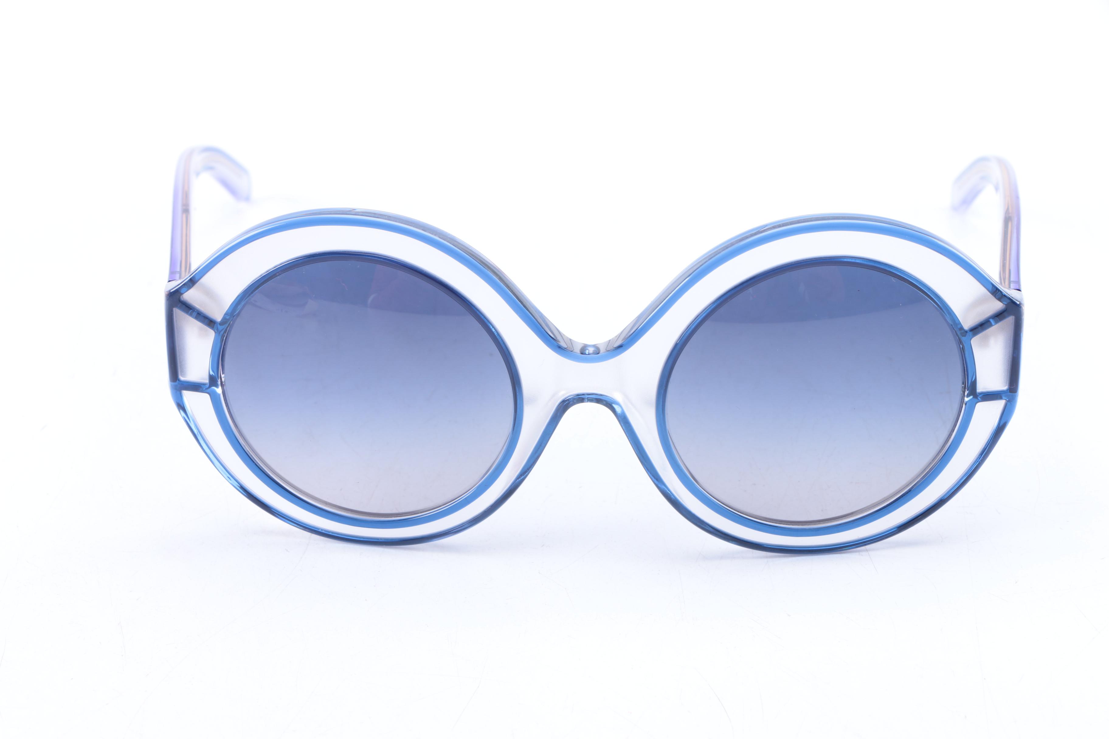 Tory Burch TY 7068 Crystal Blue Sunglasses with Case