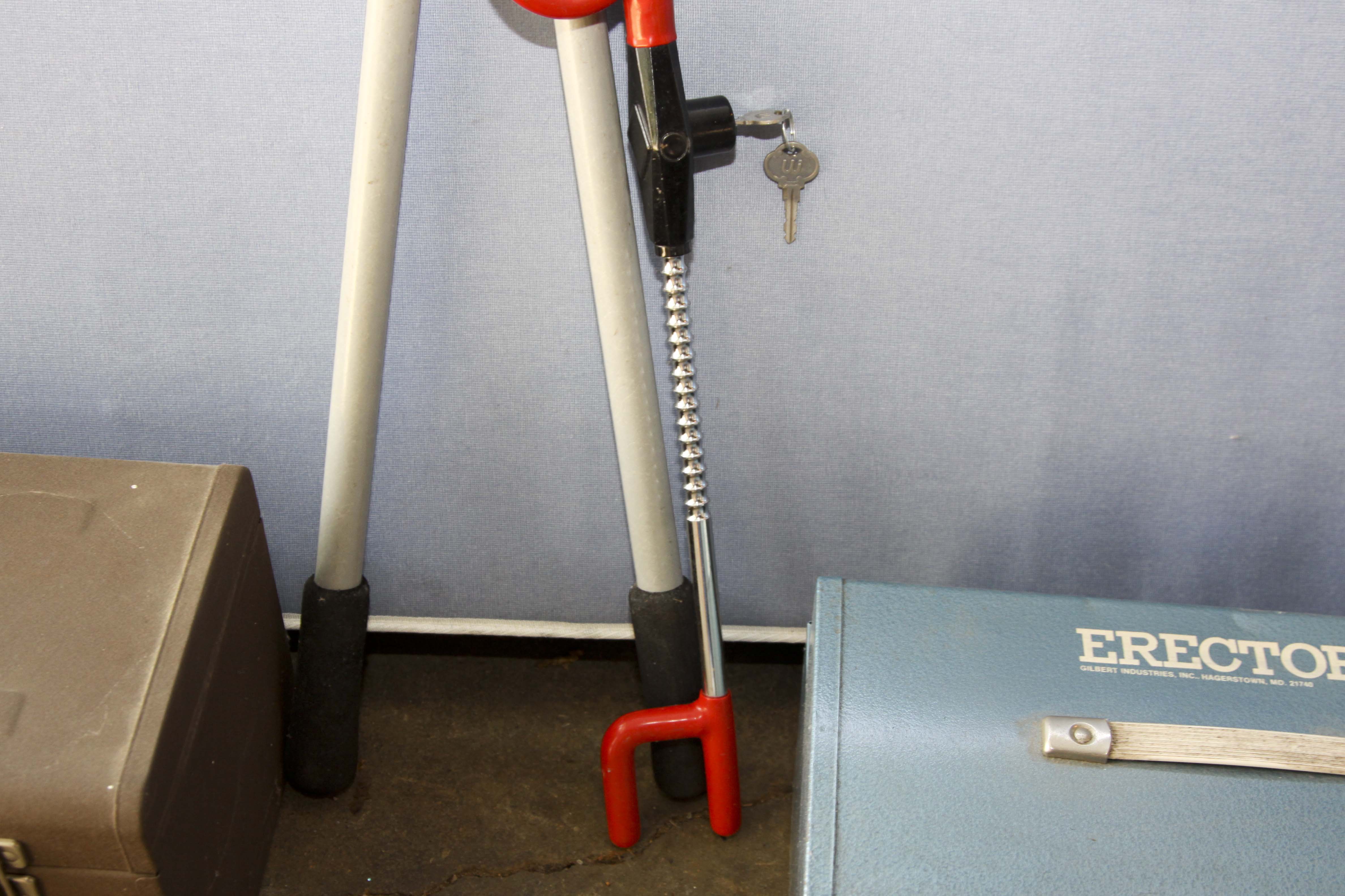 Vintage Tool Box, Tools and Erector Set