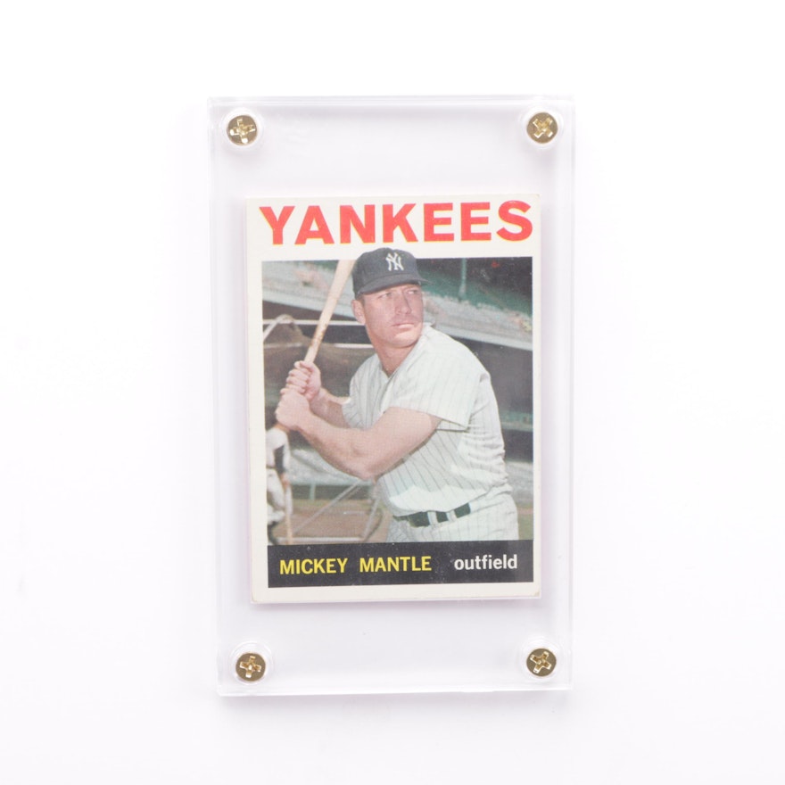 1964 Topps Mickey Mantle Baseball Card