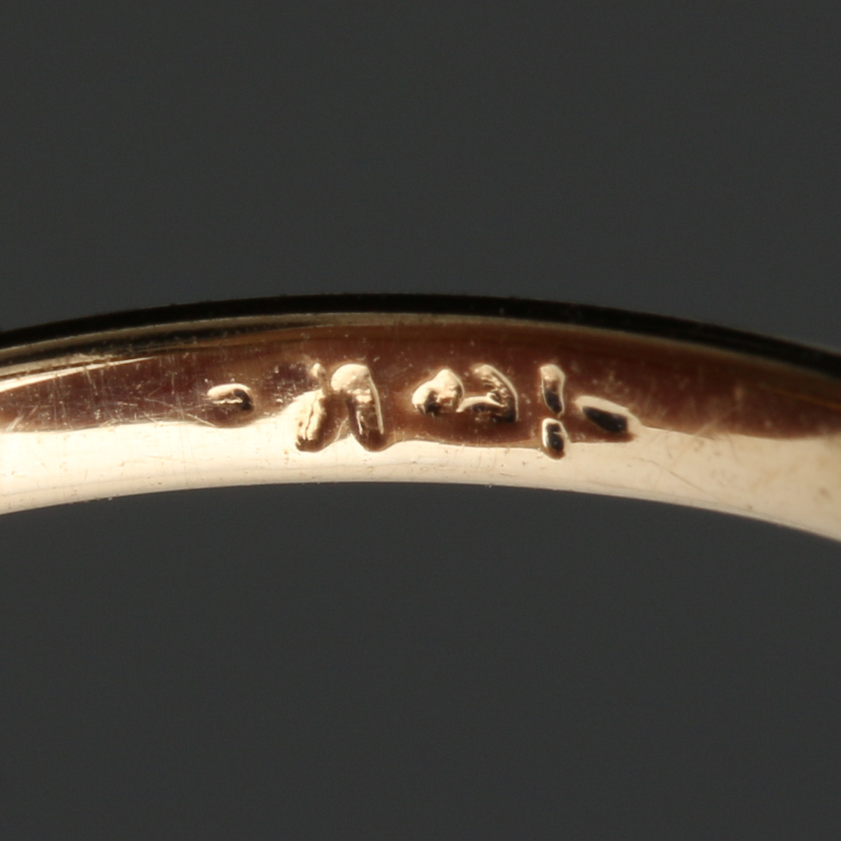 14K Yellow Gold Seed Pearl Ring and Nephrite Heart Stud Earrings