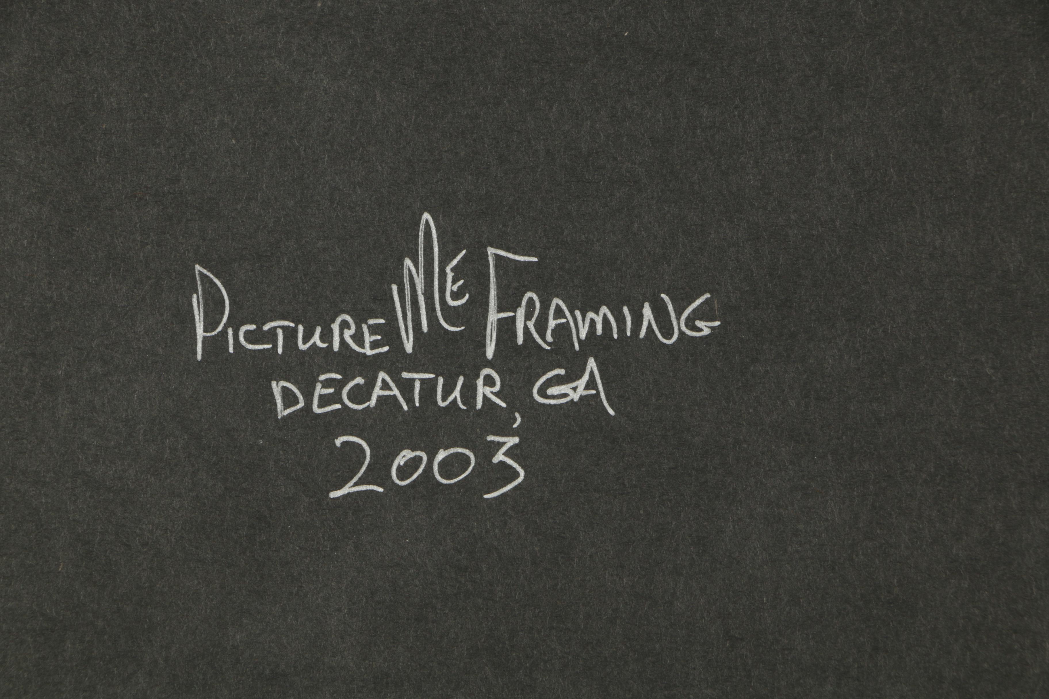 Ink and Colored Pencil Drawing of Butterflies