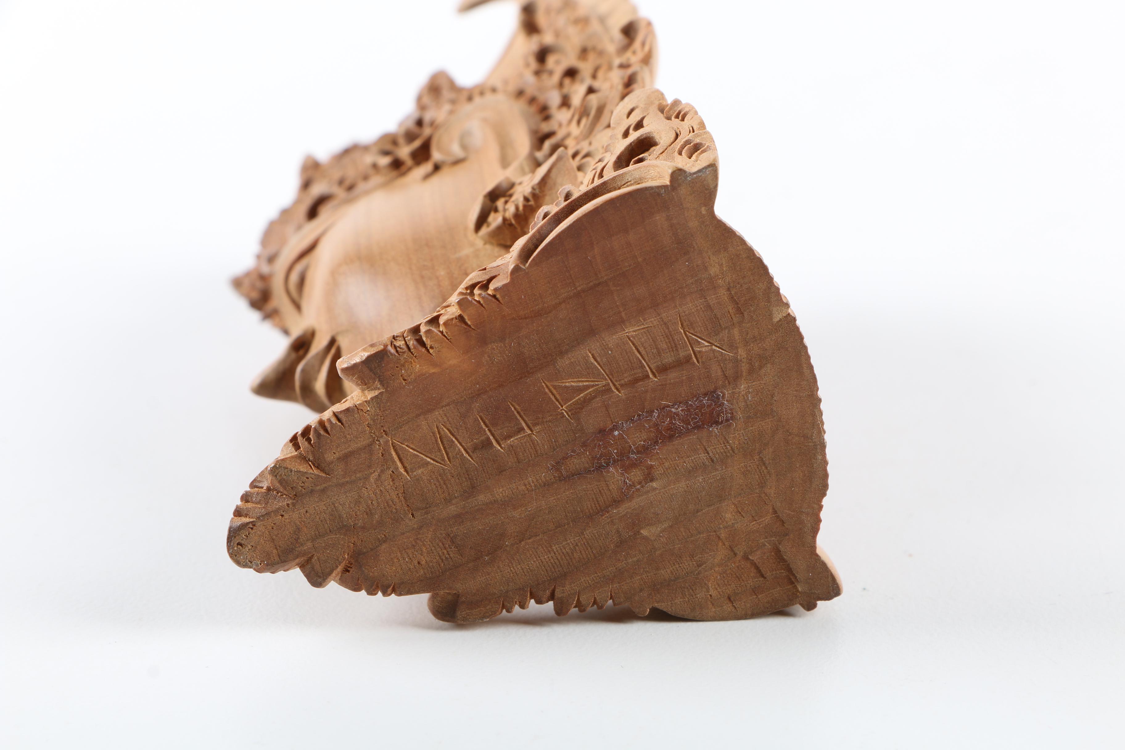 Mupita Balinese Style Wood Carving and Mask