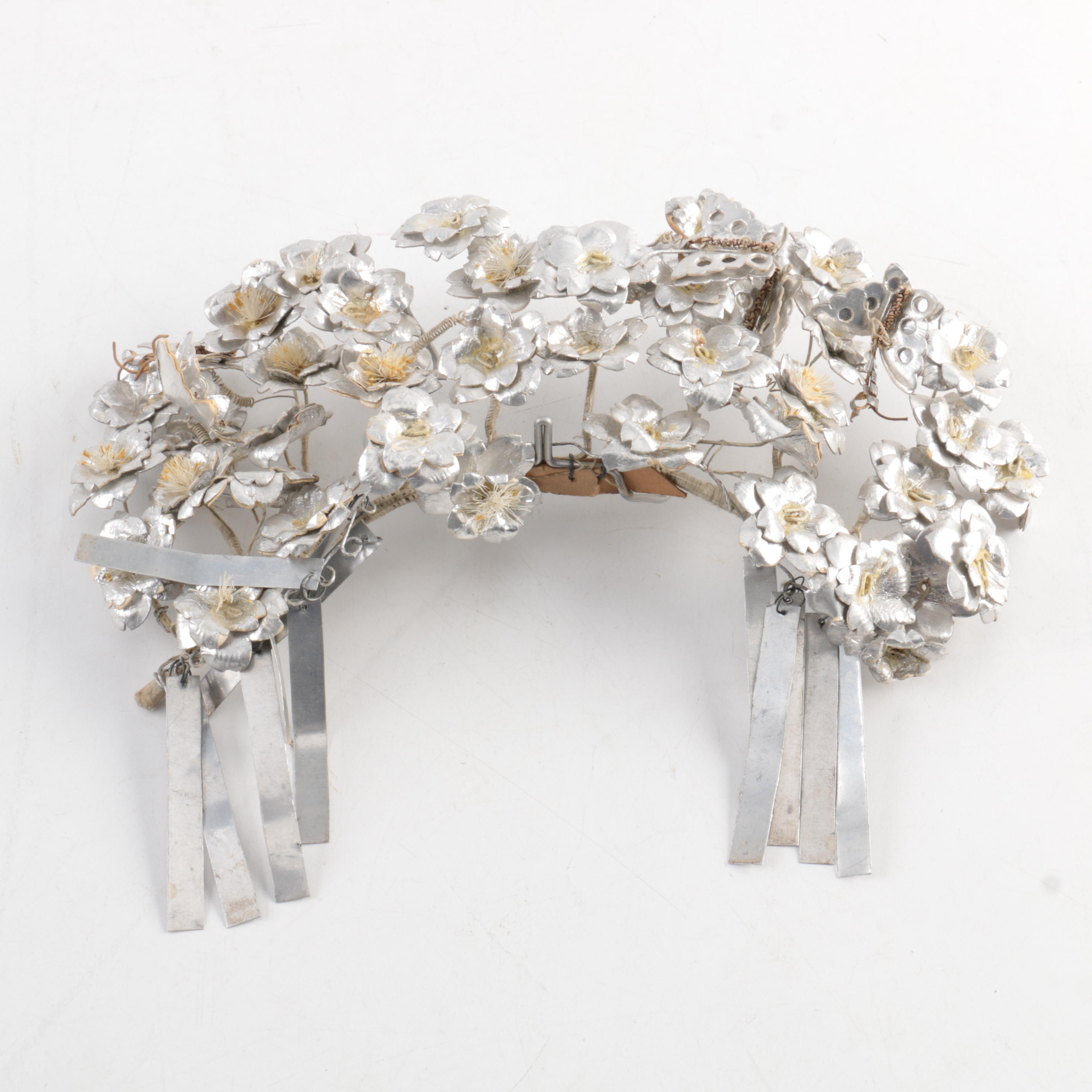 Metal Flower Crown Headpiece