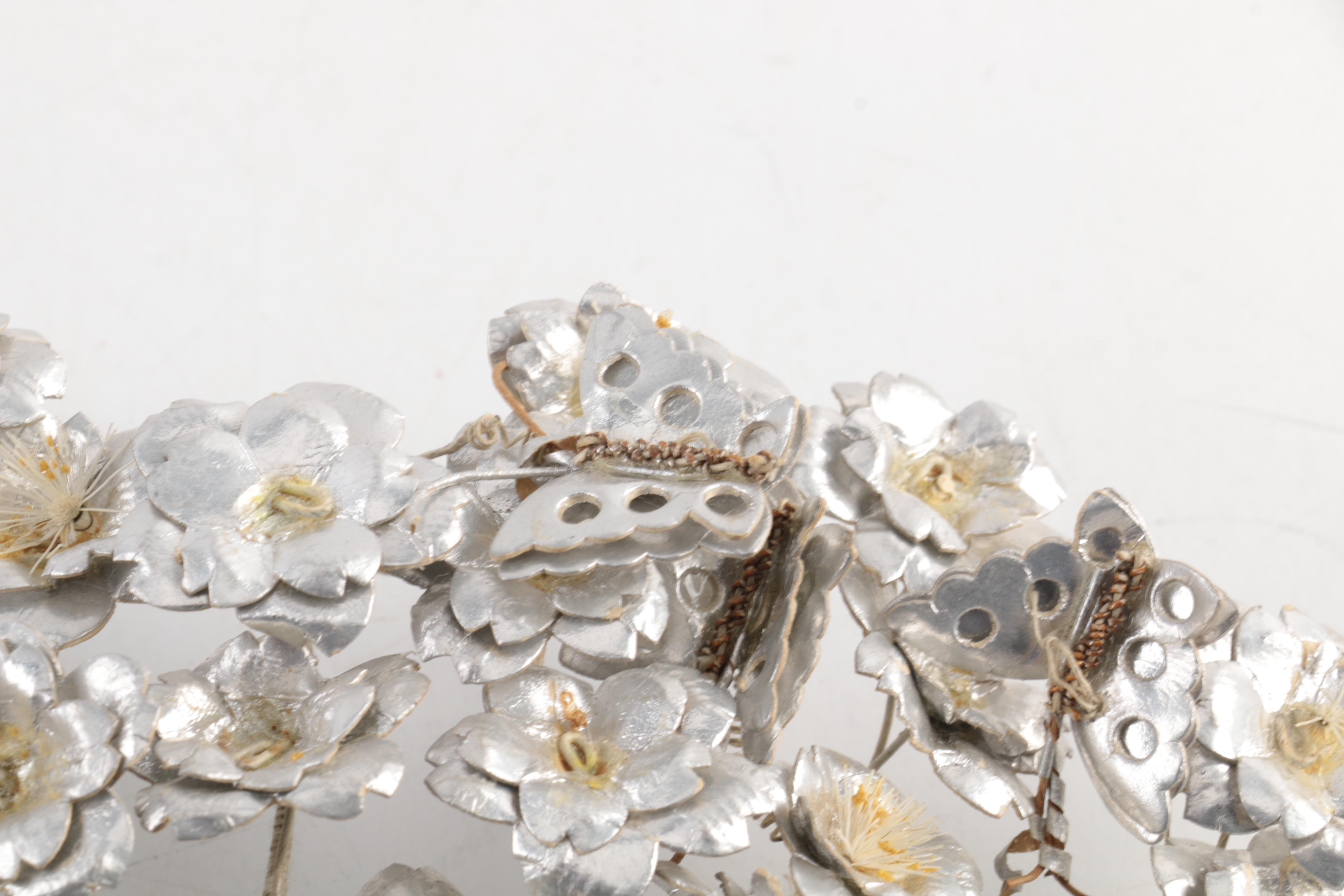 Metal Flower Crown Headpiece