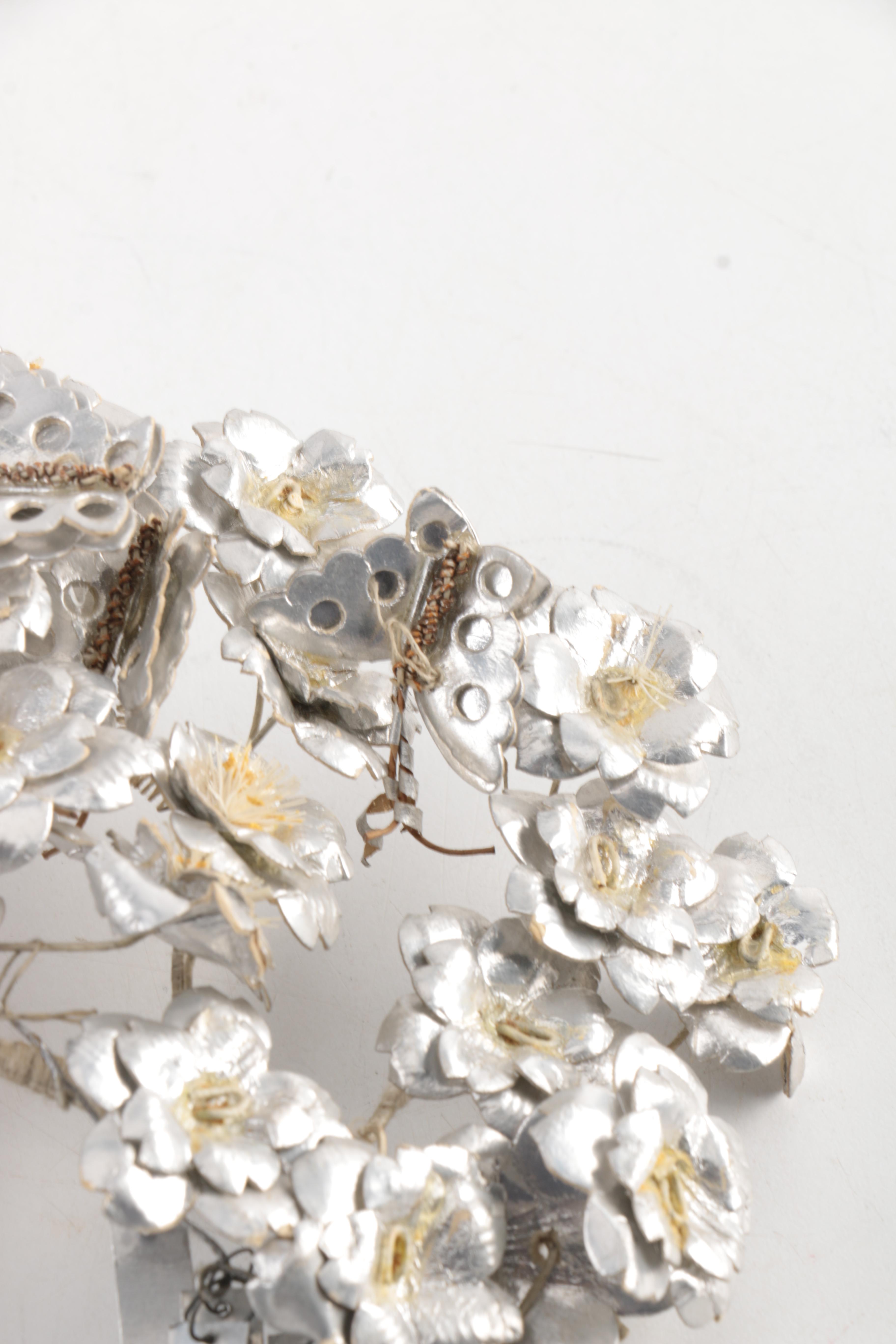 Metal Flower Crown Headpiece