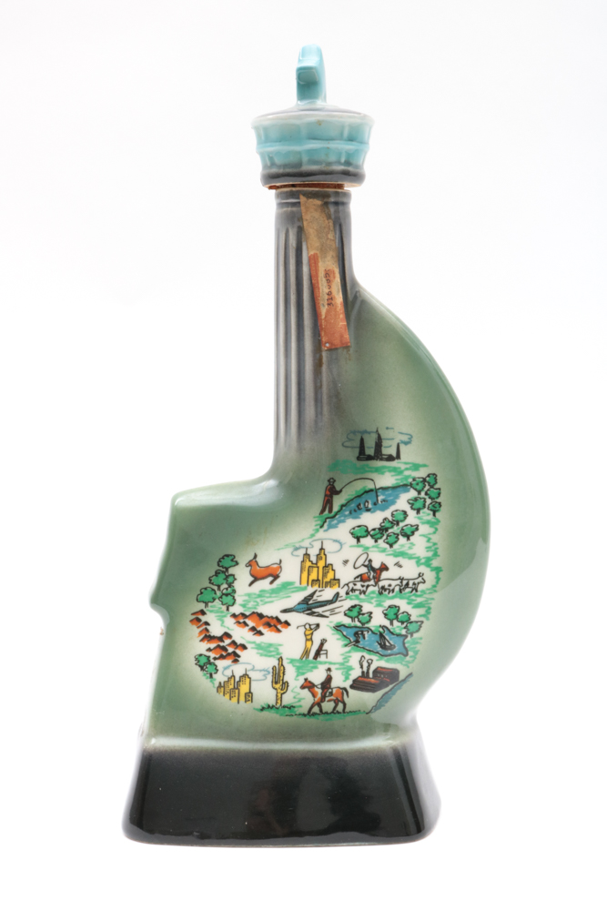 Vintage Jim Beam 1968 San Antonio Towers of the Americas Hemis Fair Decanter