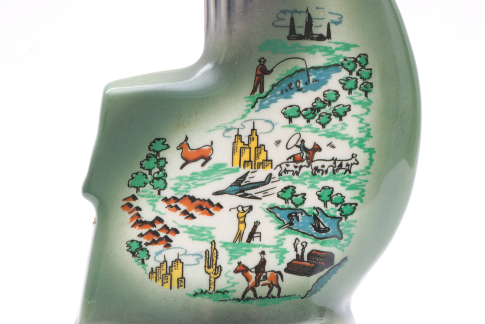 Vintage Jim Beam 1968 San Antonio Towers of the Americas Hemis Fair Decanter