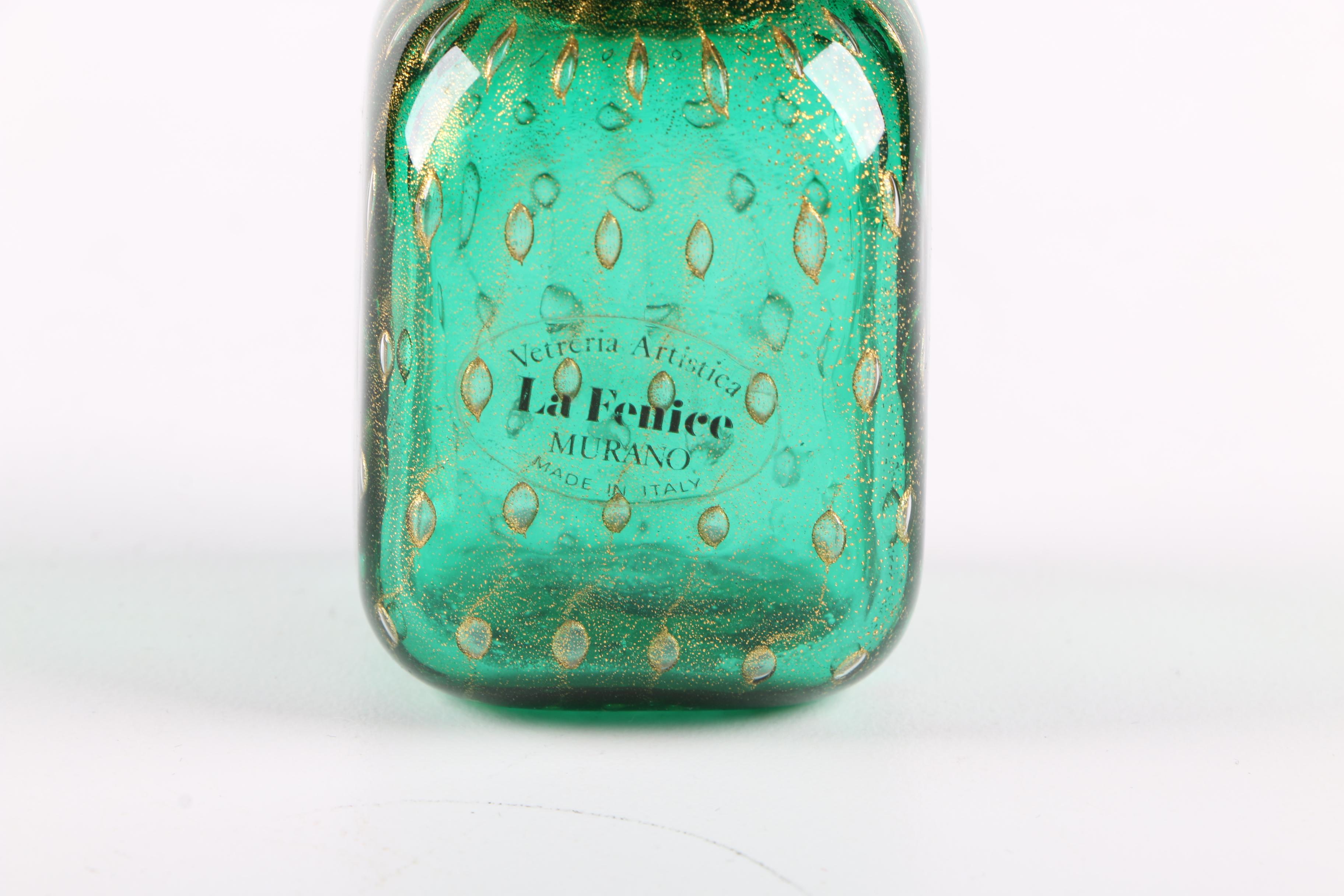 Italian Murano Glass "La Fenice" Perfume Bottle