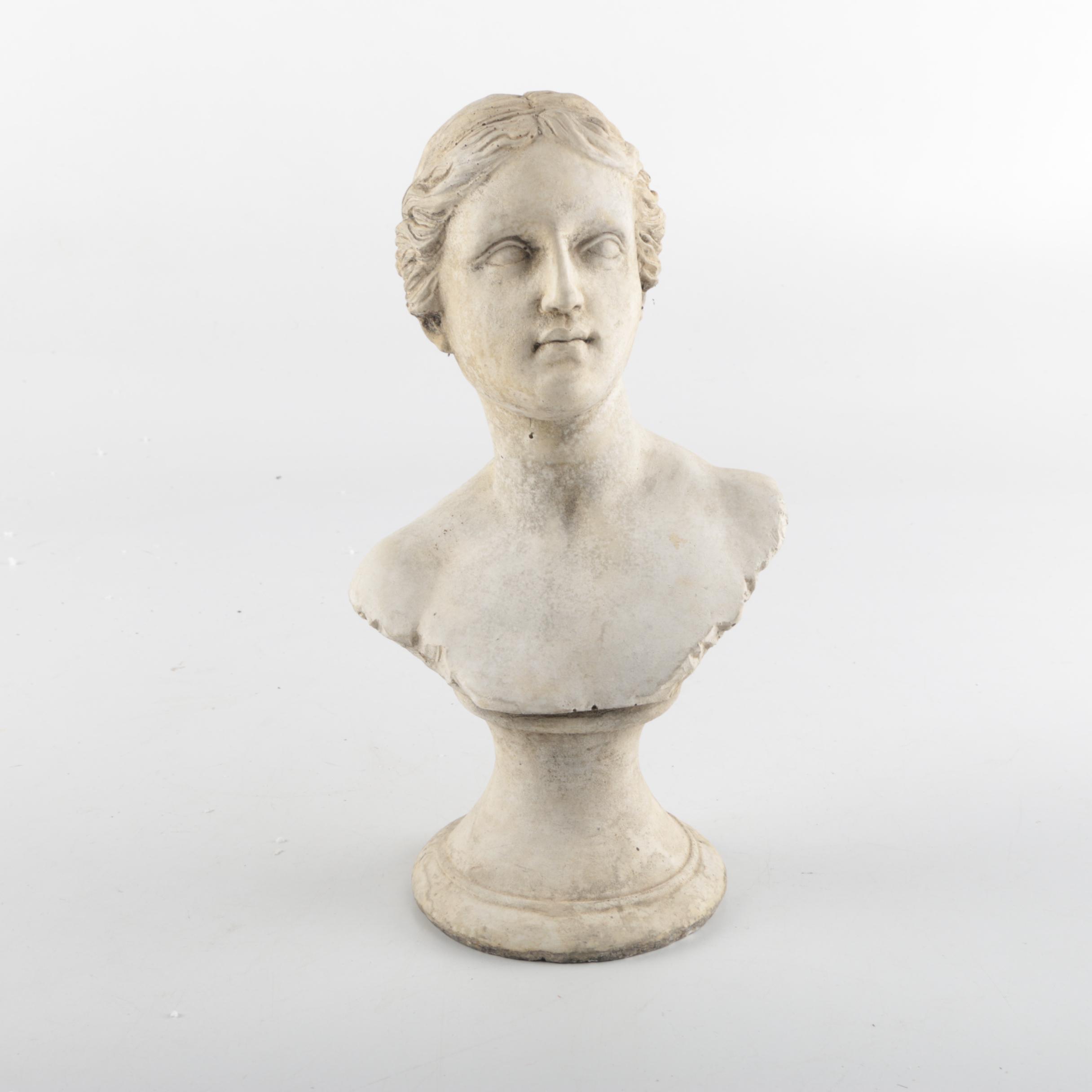 Plaster Busts of Classical Women